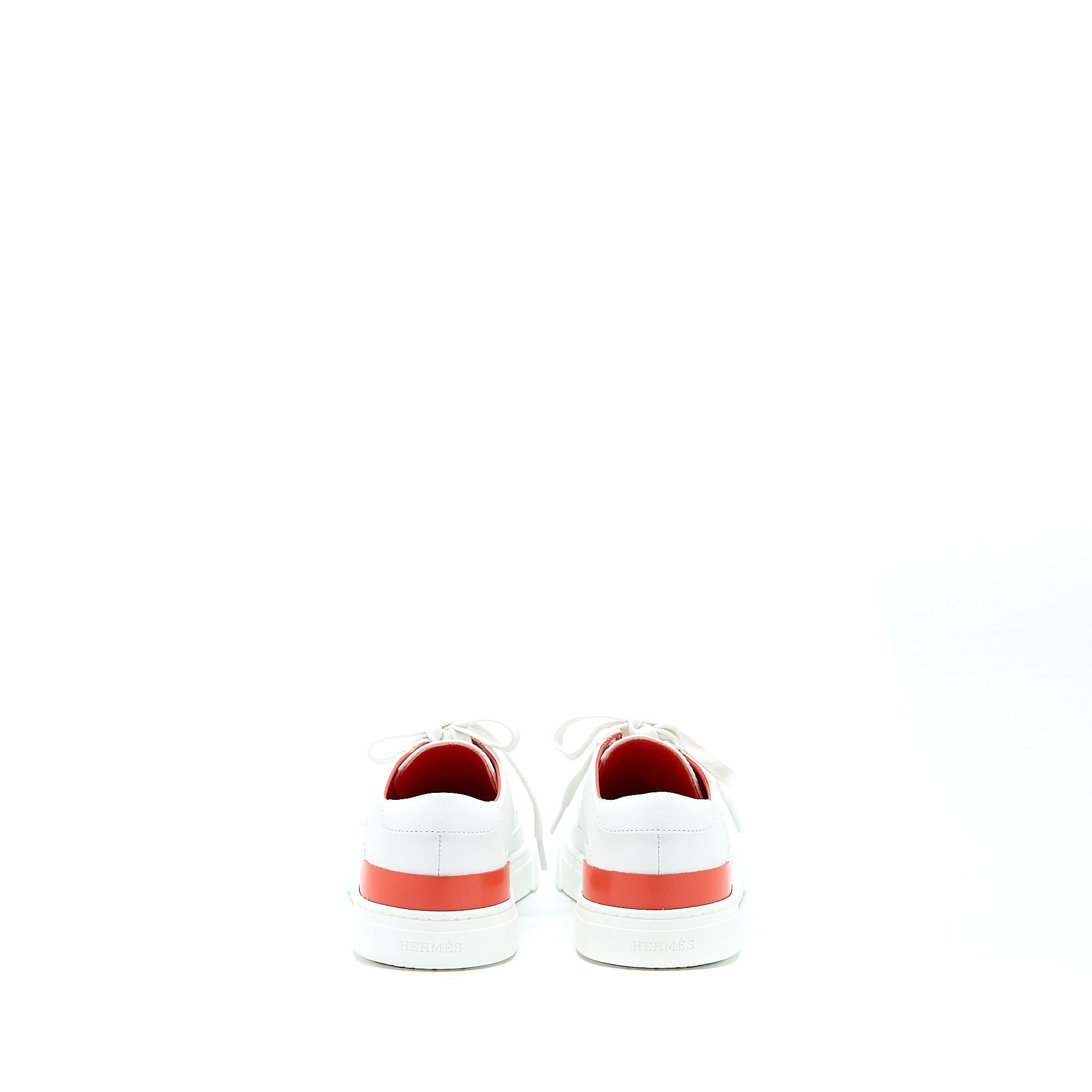 HERMES FEMME DEEP SNEAKER BLANC/ROUGE JAI