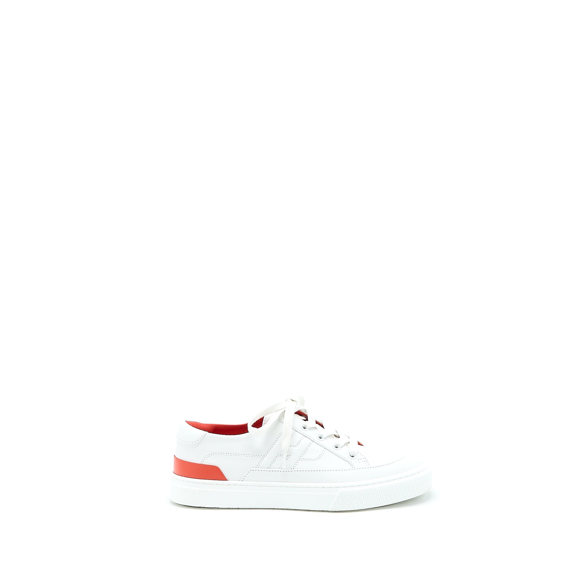 HERMES FEMME DEEP SNEAKER BLANC/ROUGE JAI