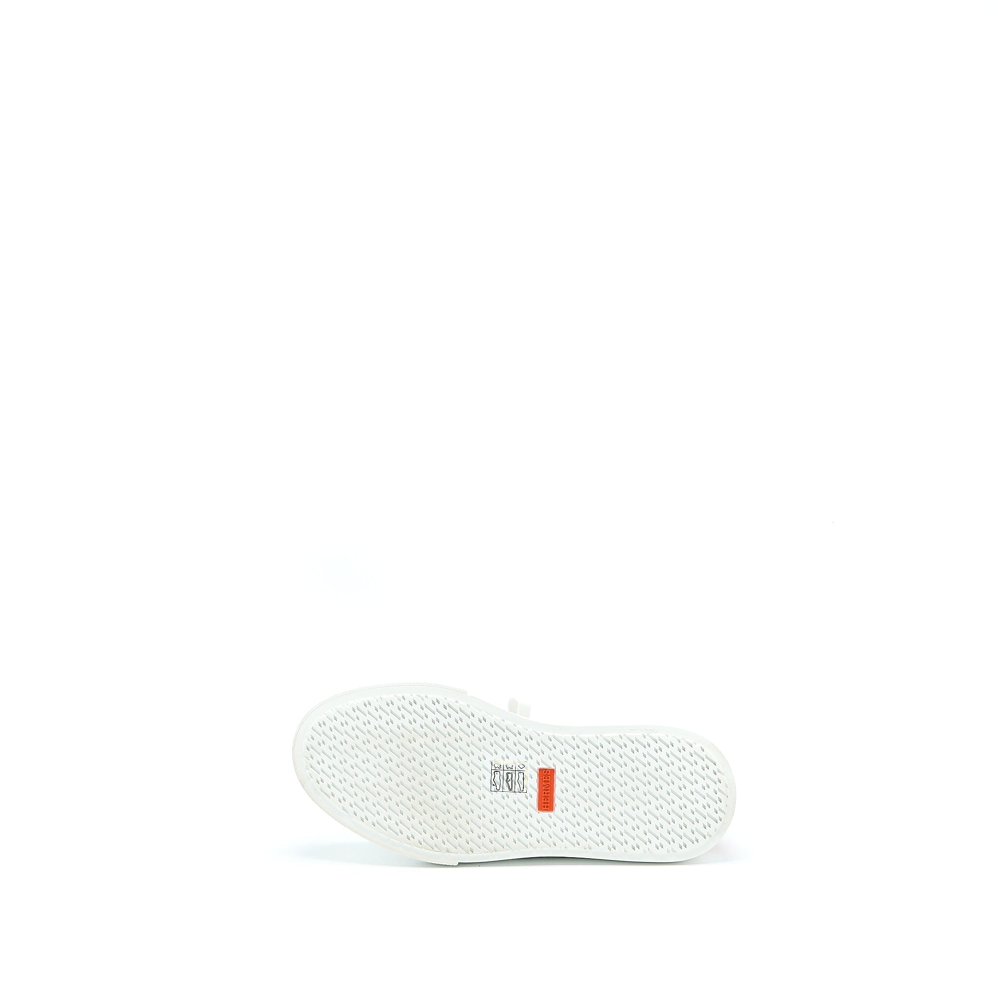 HERMES FEMME DEEP SNEAKER BLANC/ROUGE JAI