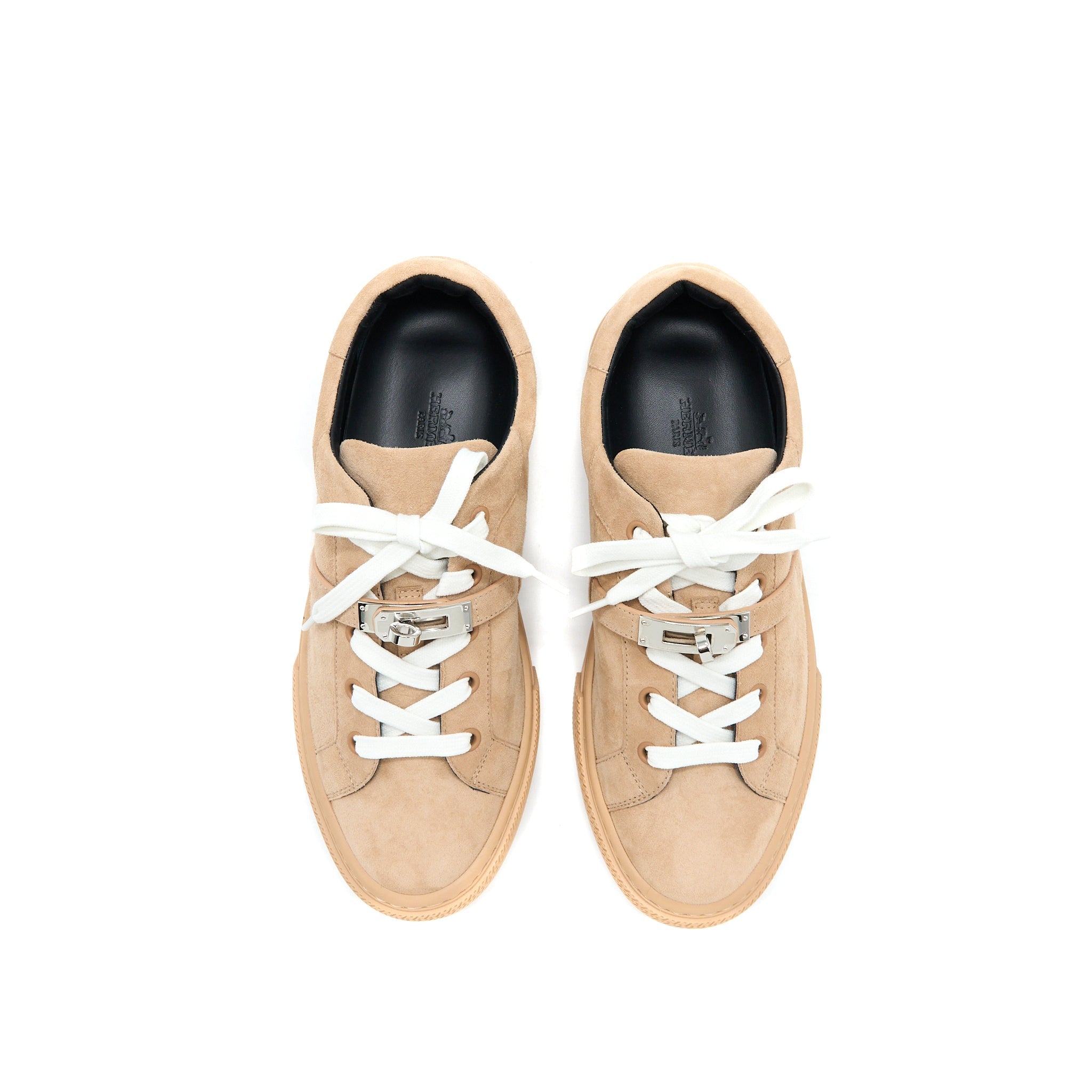 HERMES FEMME DAY SNEAKER SUEDE BOIS DE SANTAL SHW