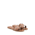 HERMES ORAN SANDAL CALFSKIN GOLD