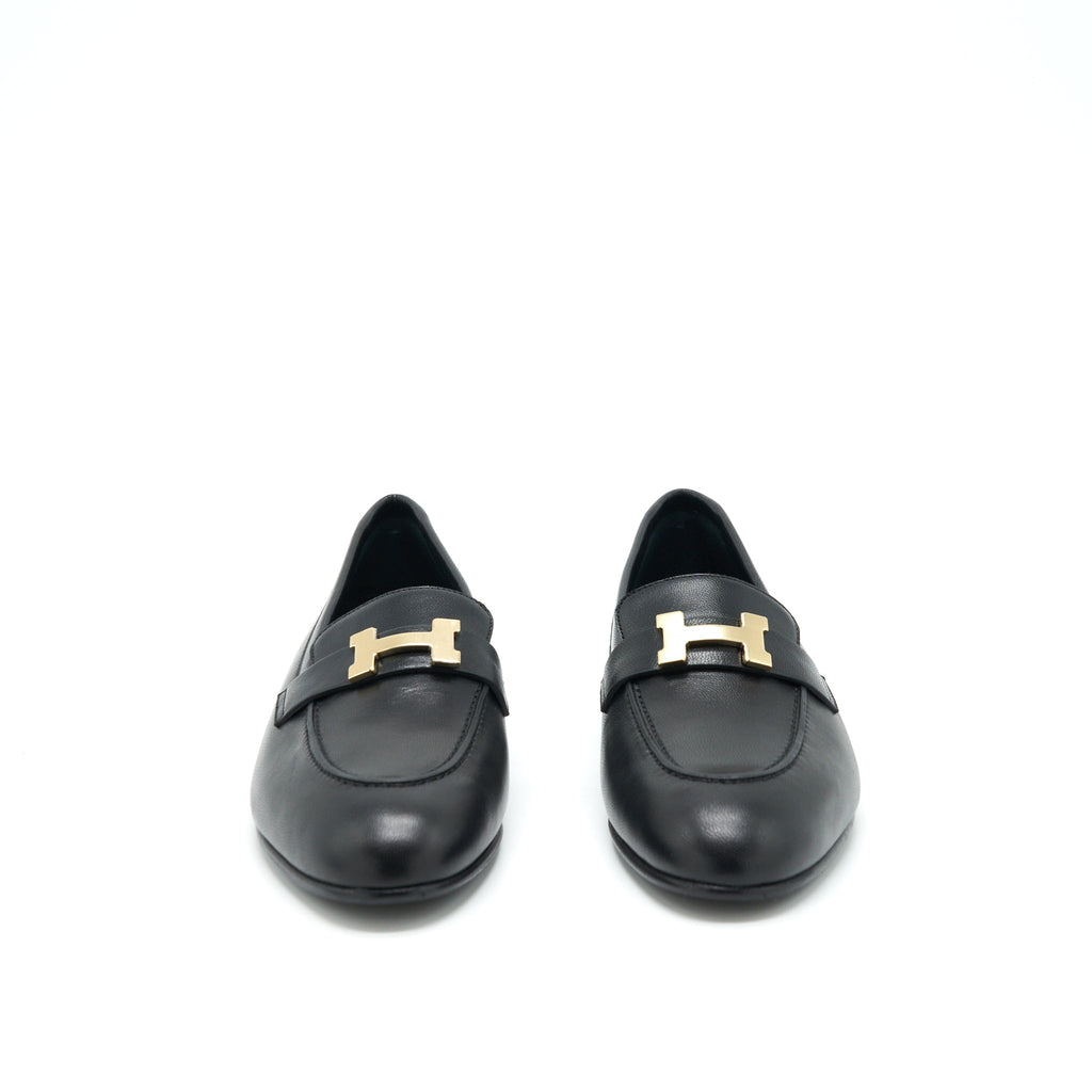 HERMES PARIS LOAFER BLACK GHW