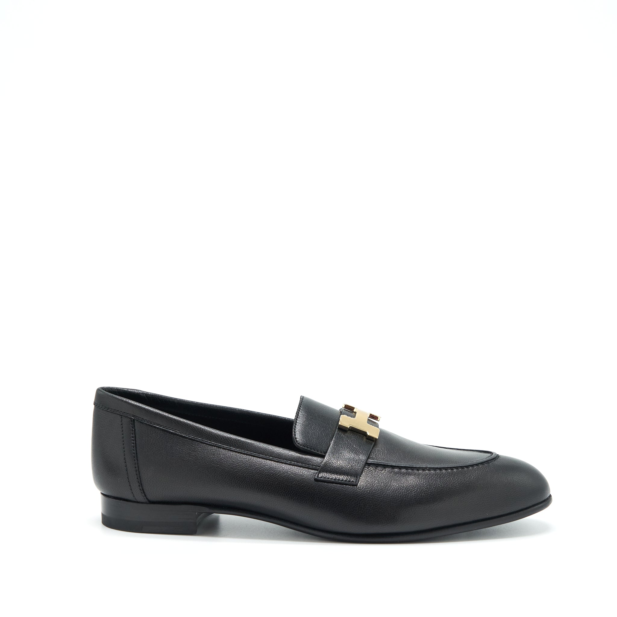 HERMES PARIS LOAFER BLACK GHW