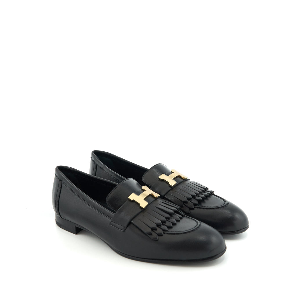 HERMES ROYAL LOAFER BLACK GHW