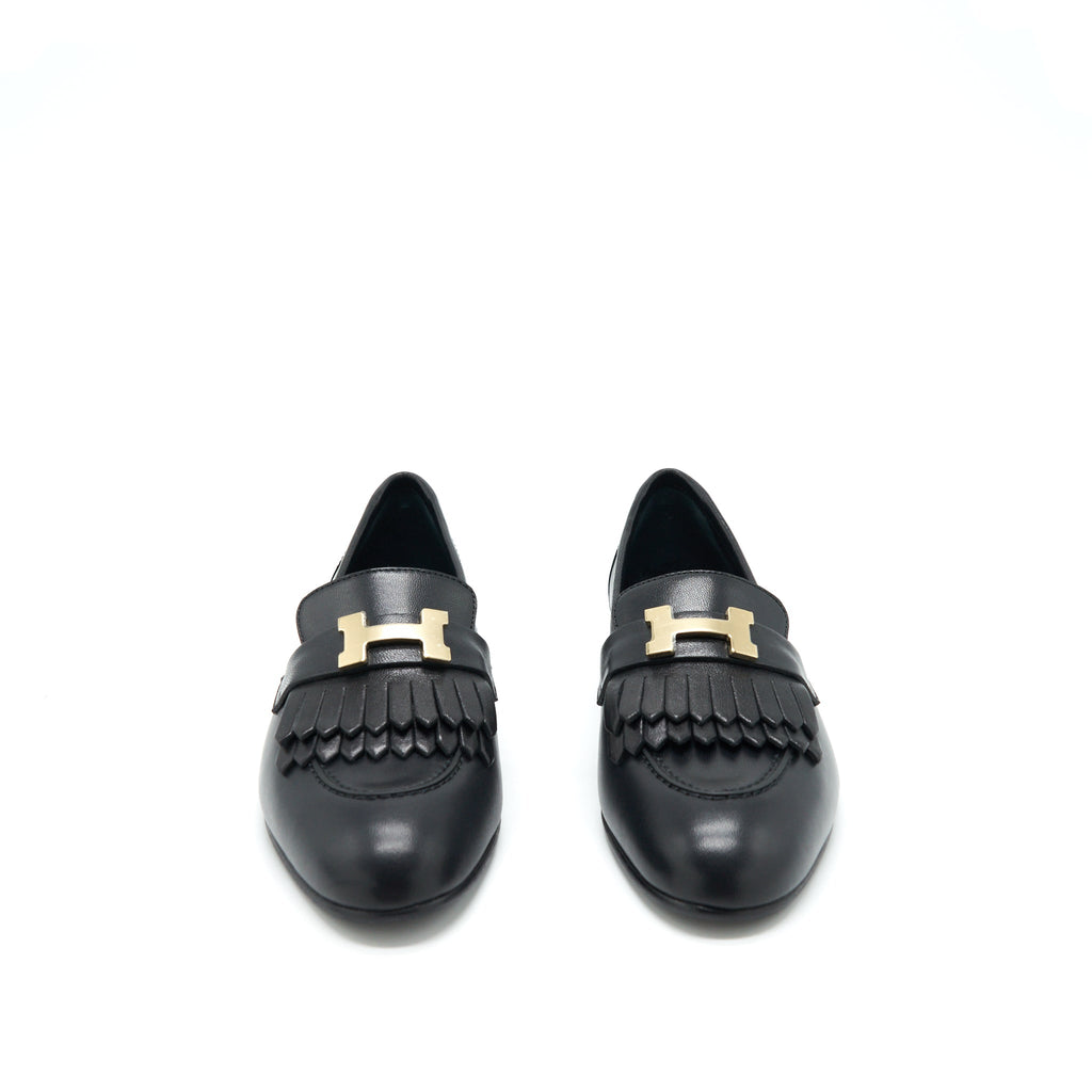 HERMES ROYAL LOAFER BLACK GHW