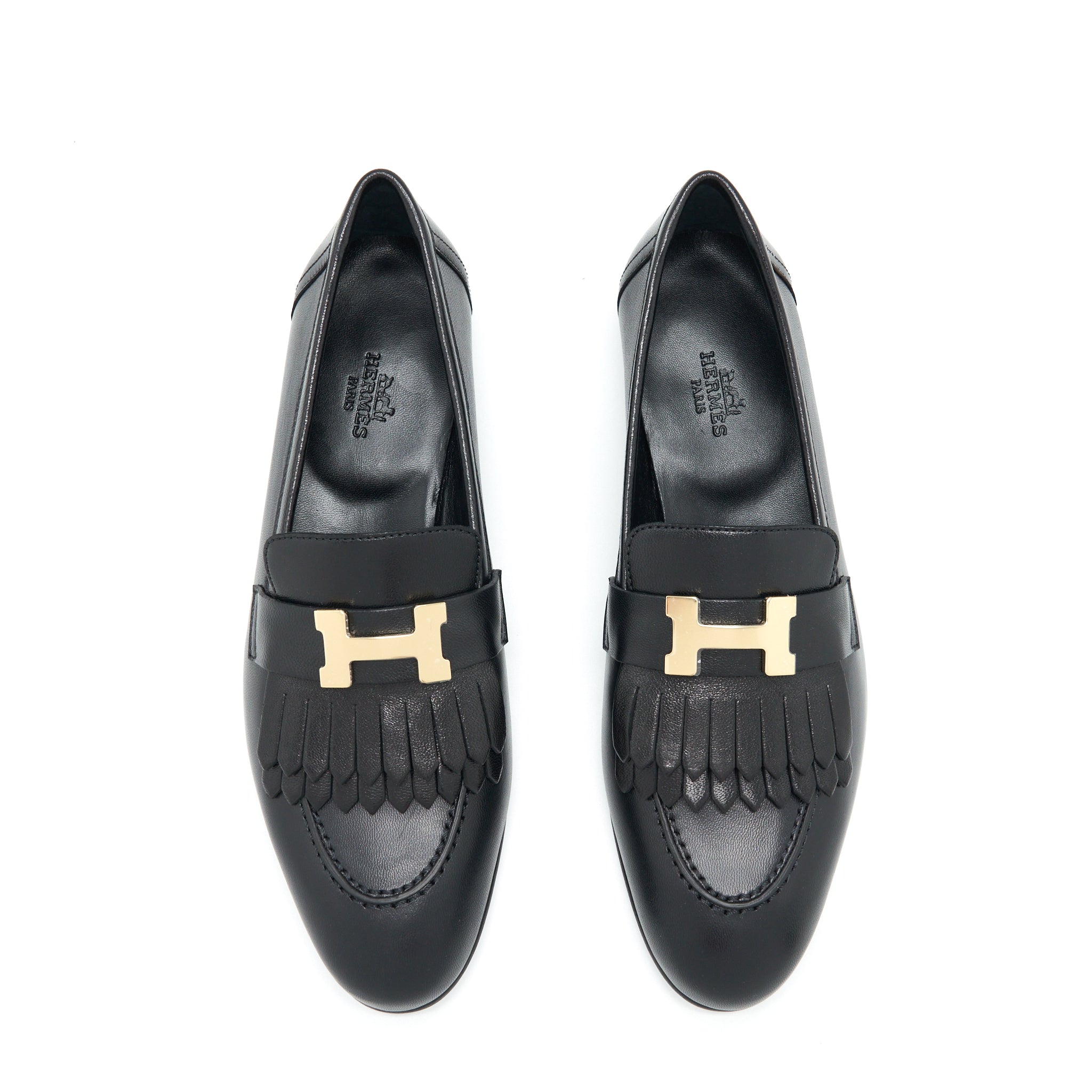 HERMES ROYAL LOAFER BLACK GHW