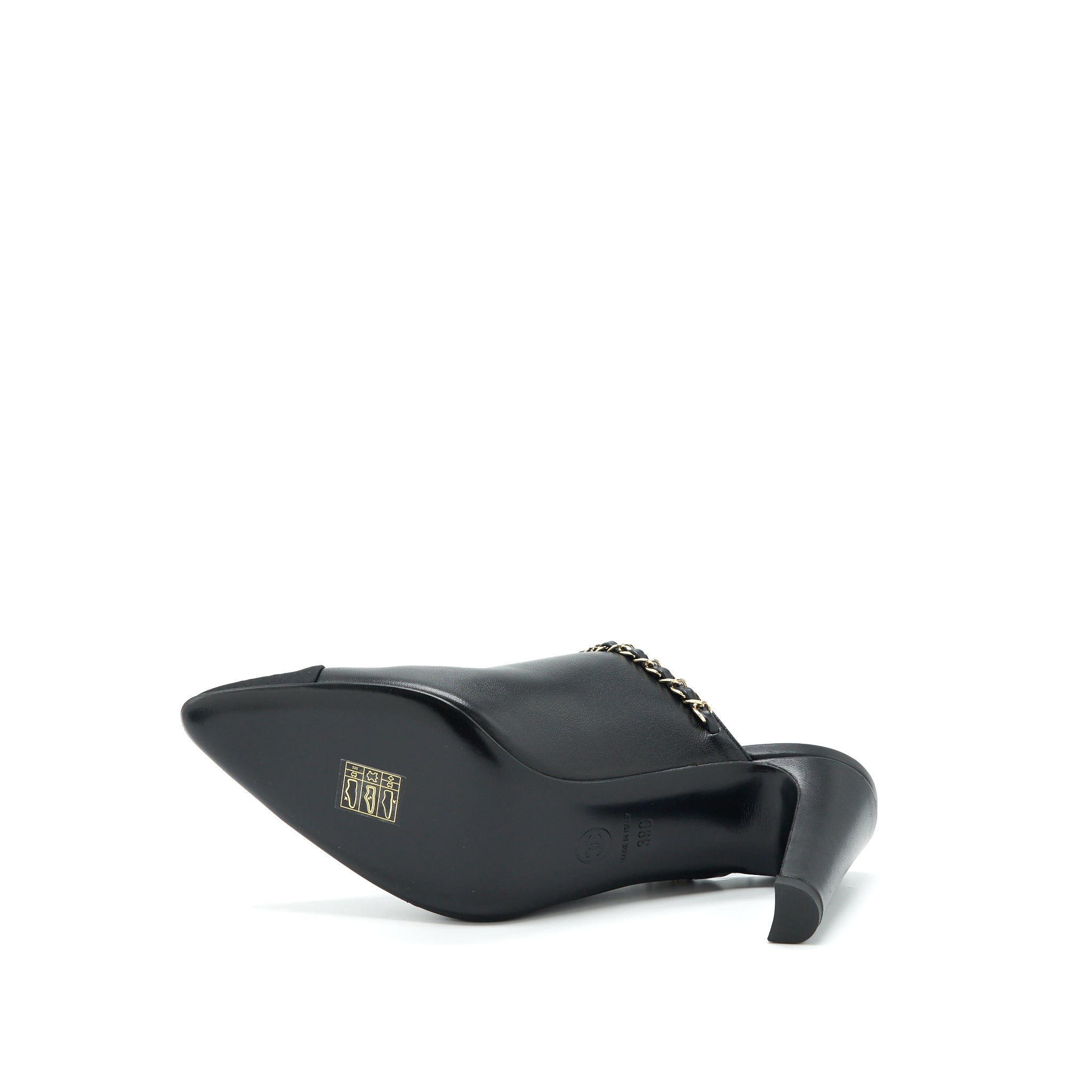 CHANEL MULES BLACK