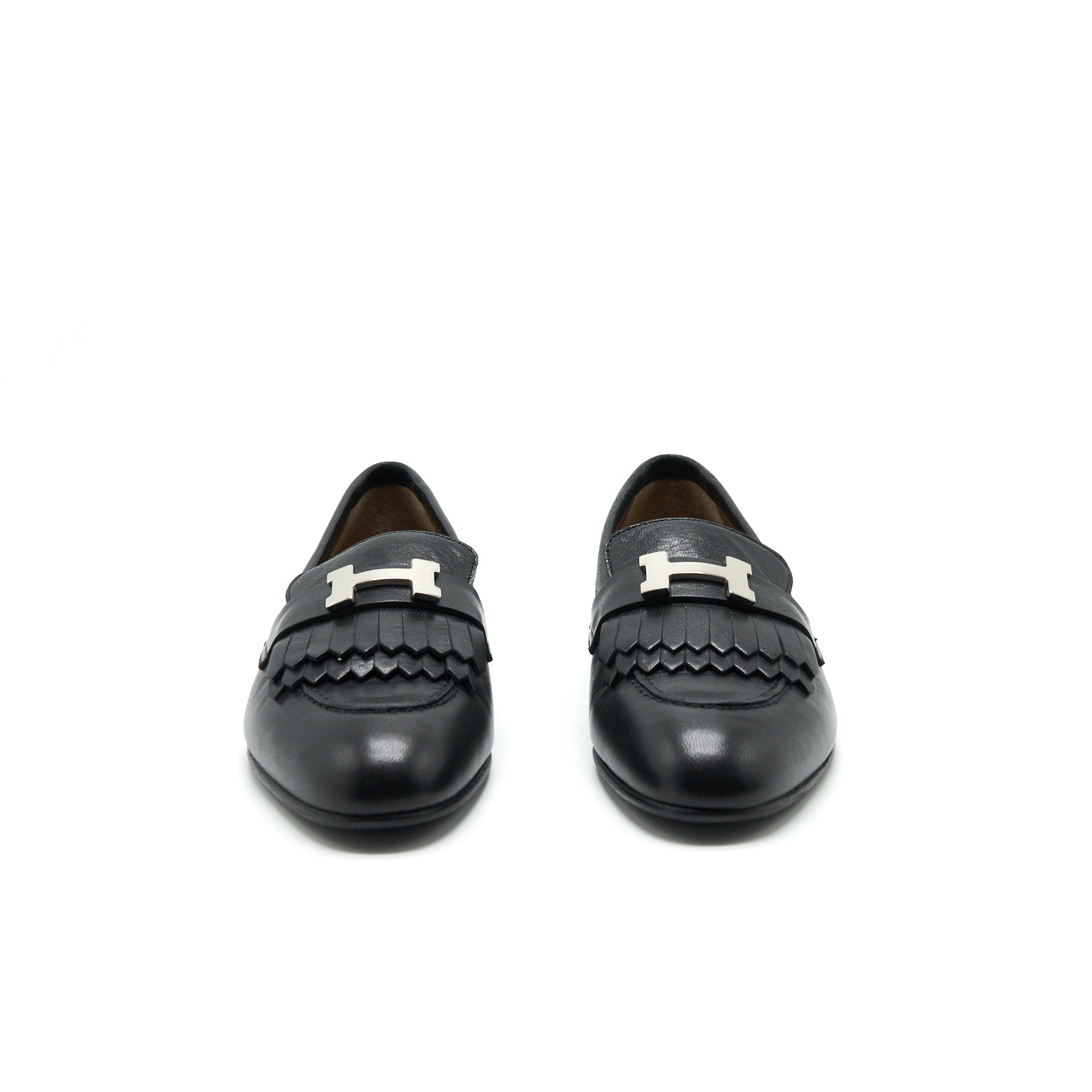 HERMES LOAFERS ROYAL CHÈVRE NOIR SHW