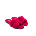 HERMES SANDALE ORAN PEAU LAINEE ROSE FUCHSIA