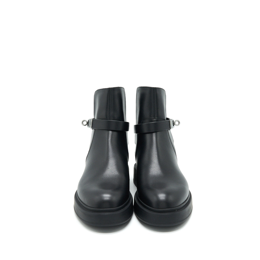 HERMES BOTTINE FEMME VEO VEAU BLACK