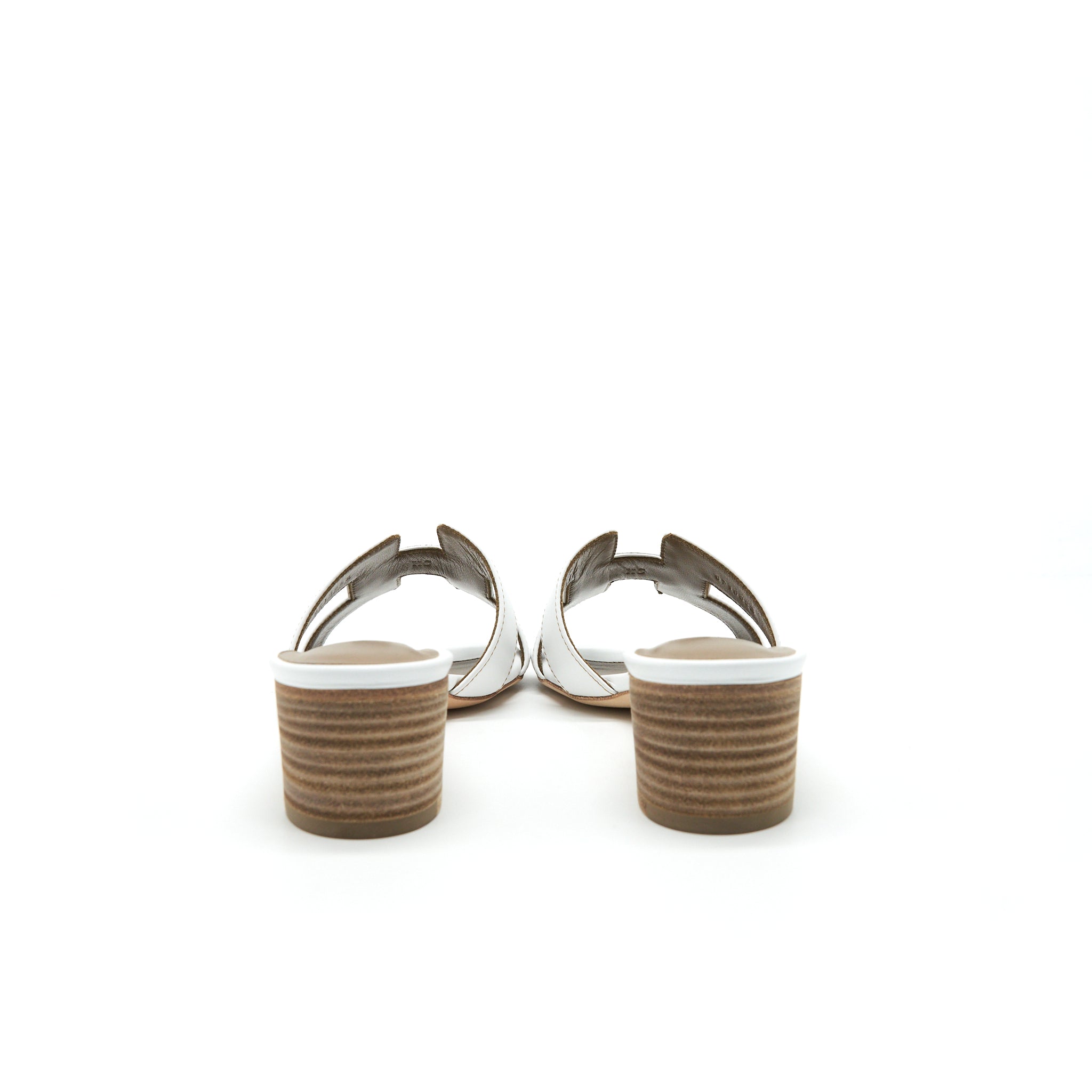 HERMES OASIS SANDAL BLANC