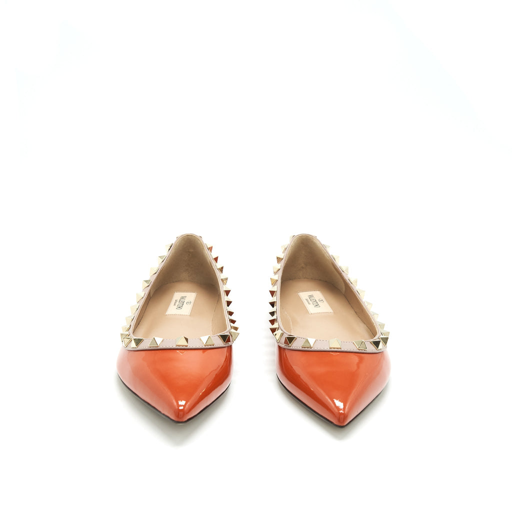 VALENTINO GARAVANI ROCKSTUD BALLERINA SHOES