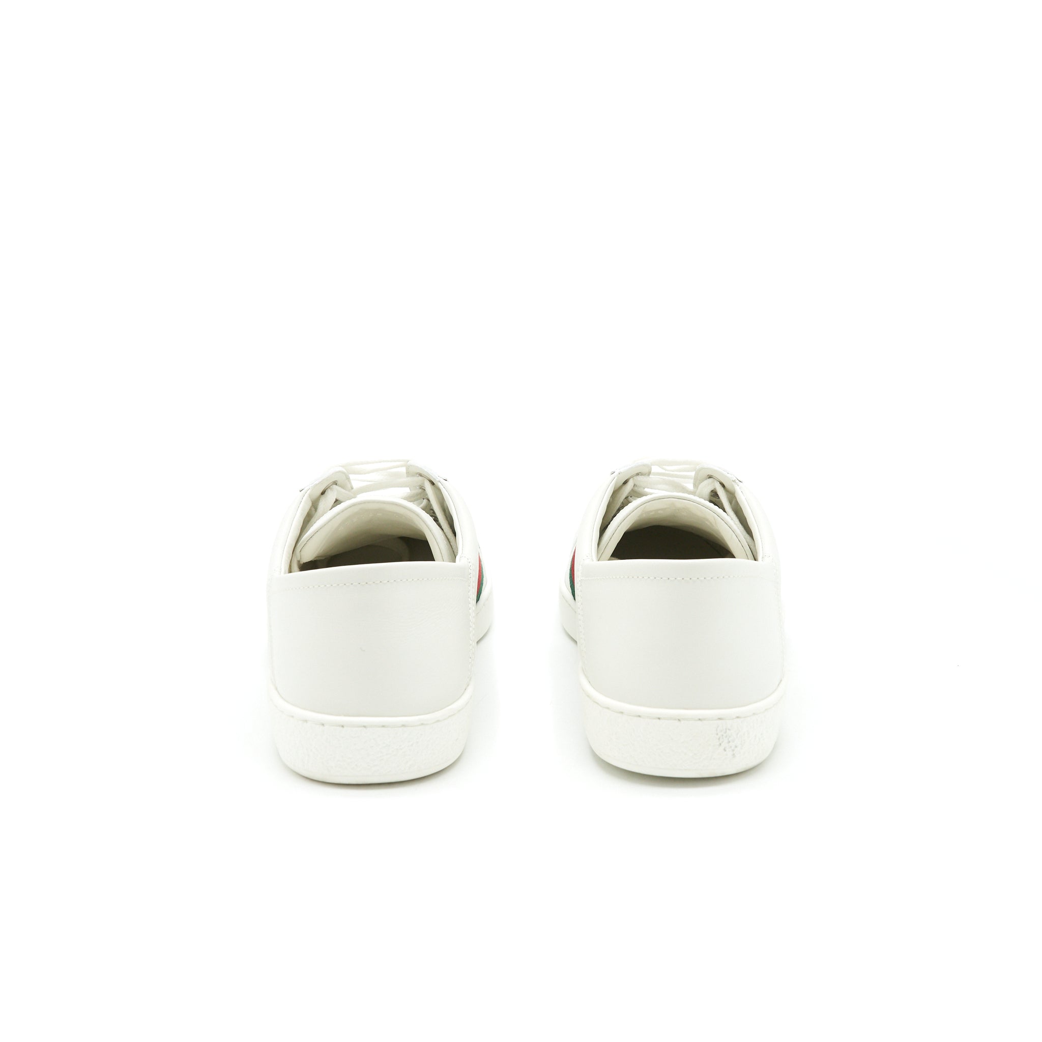 Gucci Men'S White Sneaker Bee Pattern