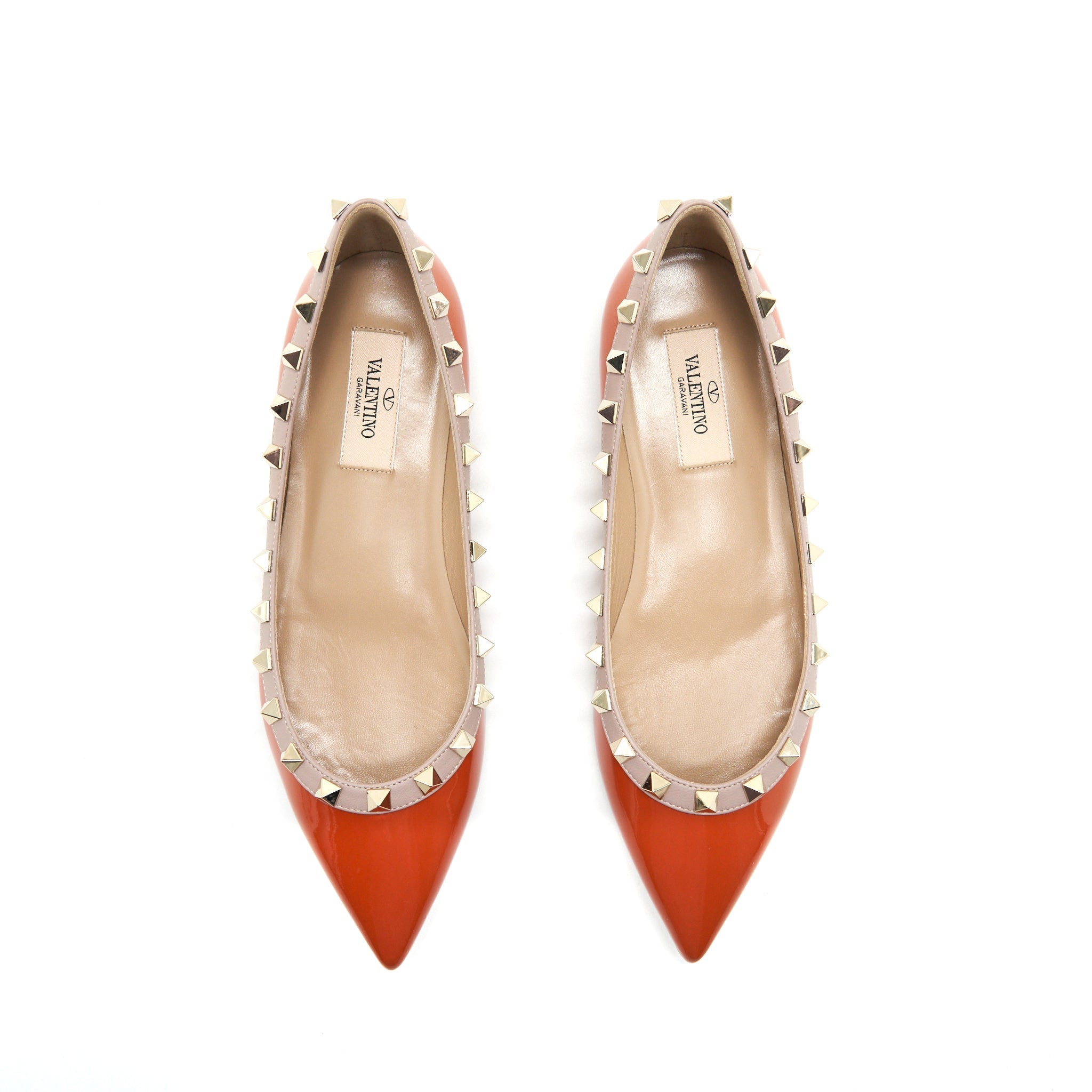 VALENTINO GARAVANI ROCKSTUD BALLERINA SHOES