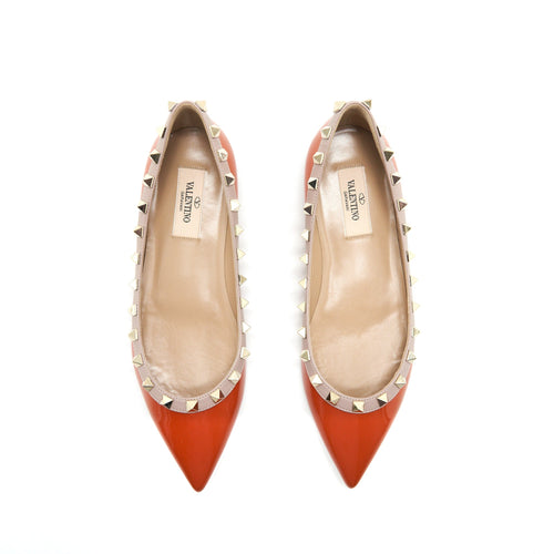 VALENTINO GARAVANI ROCKSTUD BALLERINA SHOES