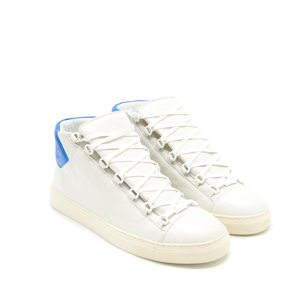 BALENCIAGA MEN'S ARENA HIGH WHITE/ BLUE