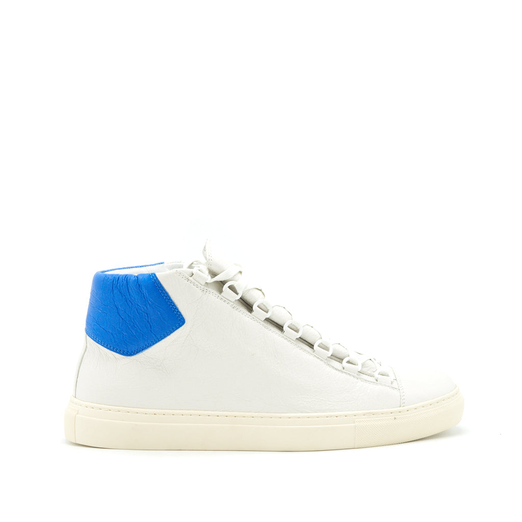 BALENCIAGA MEN'S ARENA HIGH WHITE/ BLUE