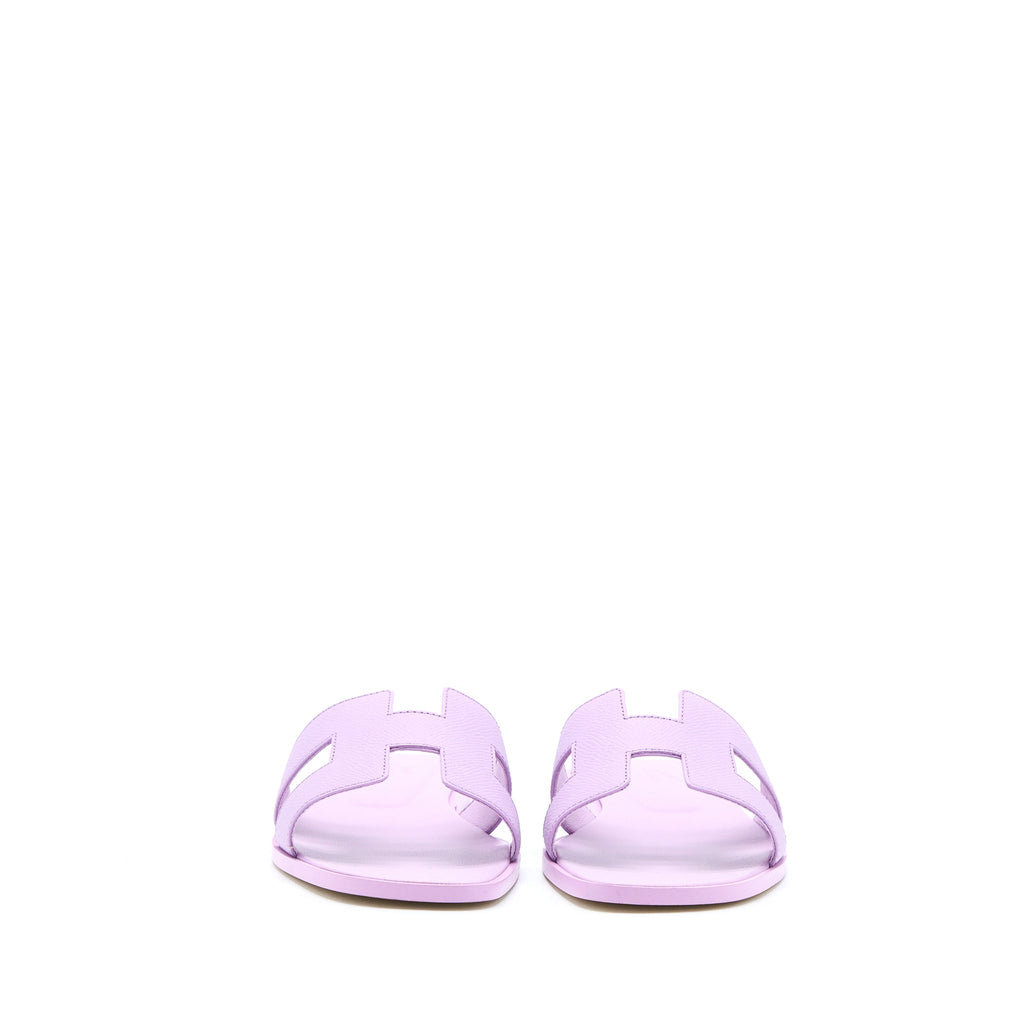 HERMES ORAN SANDAL EPSOM VIOLET AMETHYST