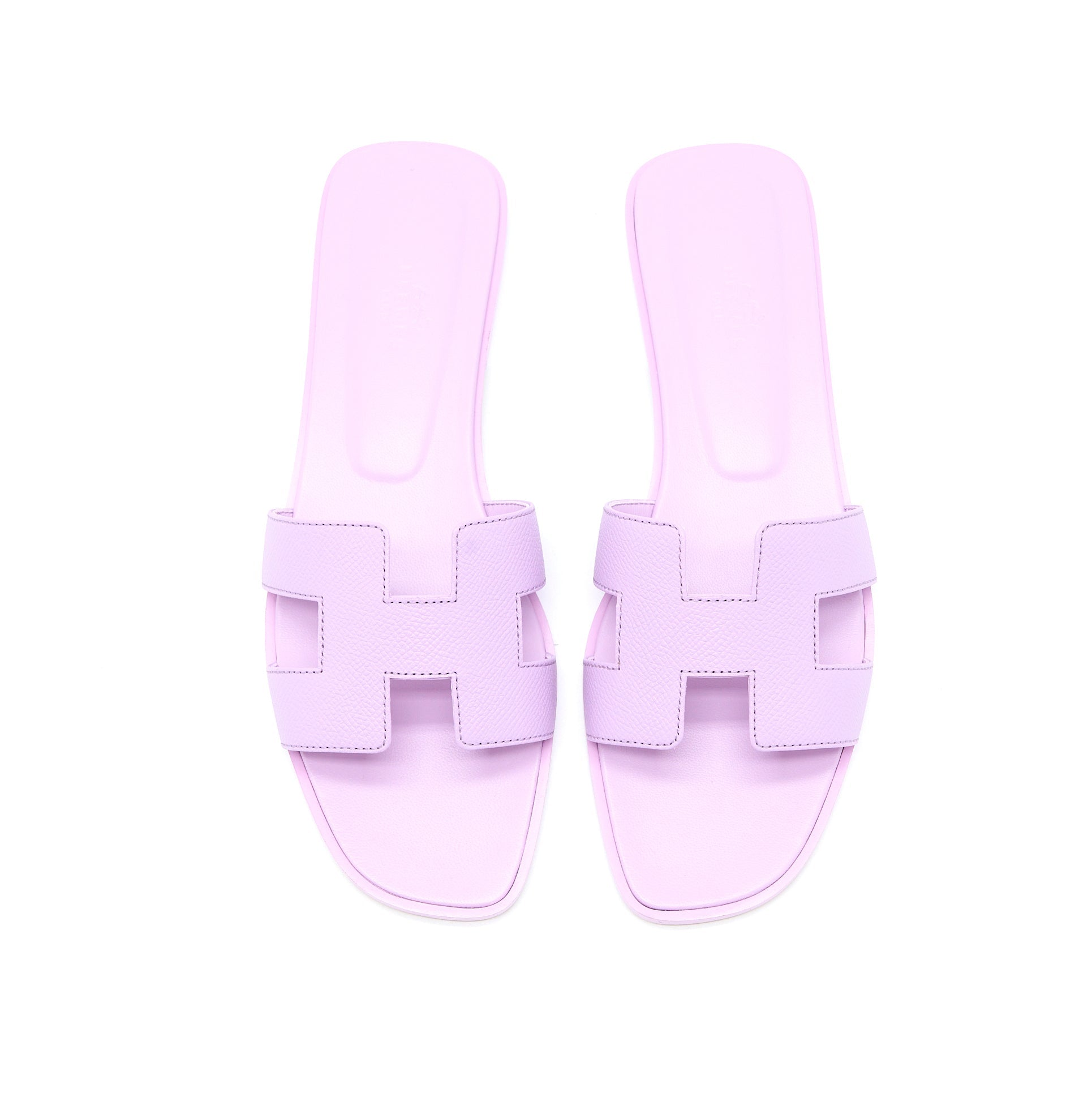 HERMES ORAN SANDAL EPSOM VIOLET AMETHYST