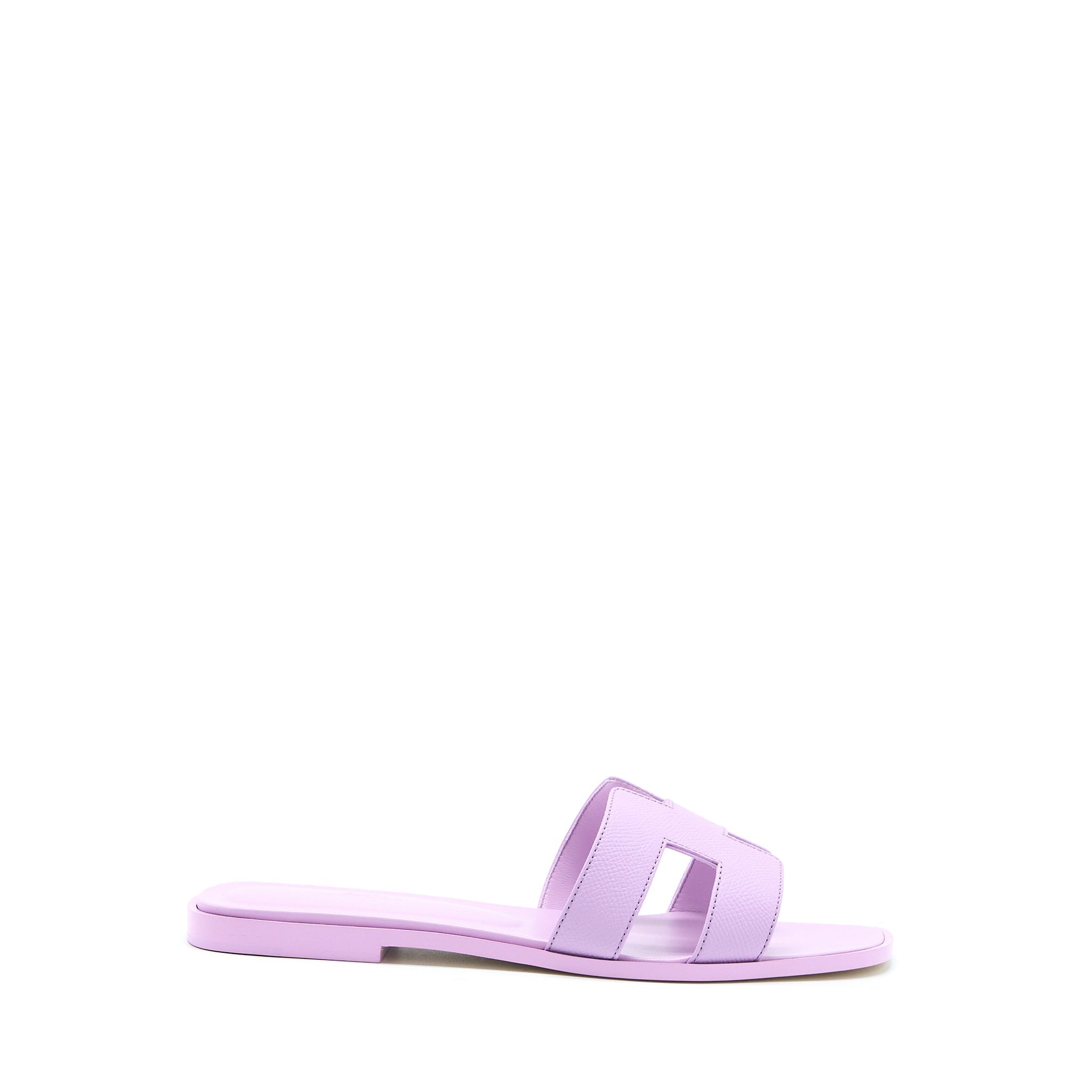 HERMES ORAN SANDAL EPSOM VIOLET AMETHYST