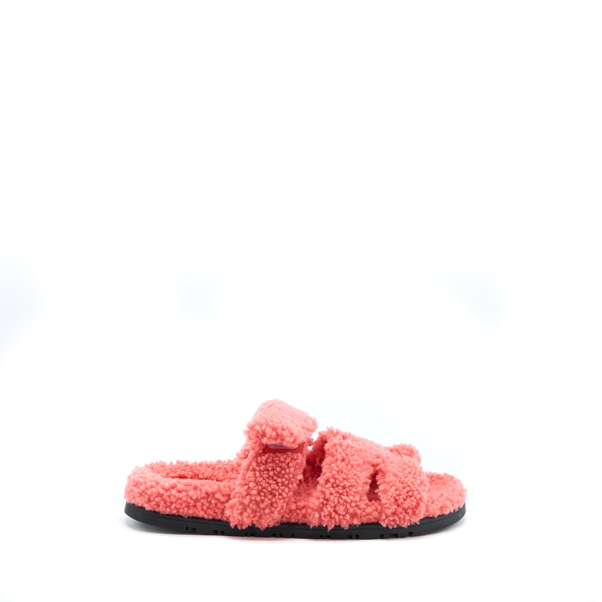 HERMES CHYPRE SANDAL LAINEE ROSE DU DESERT