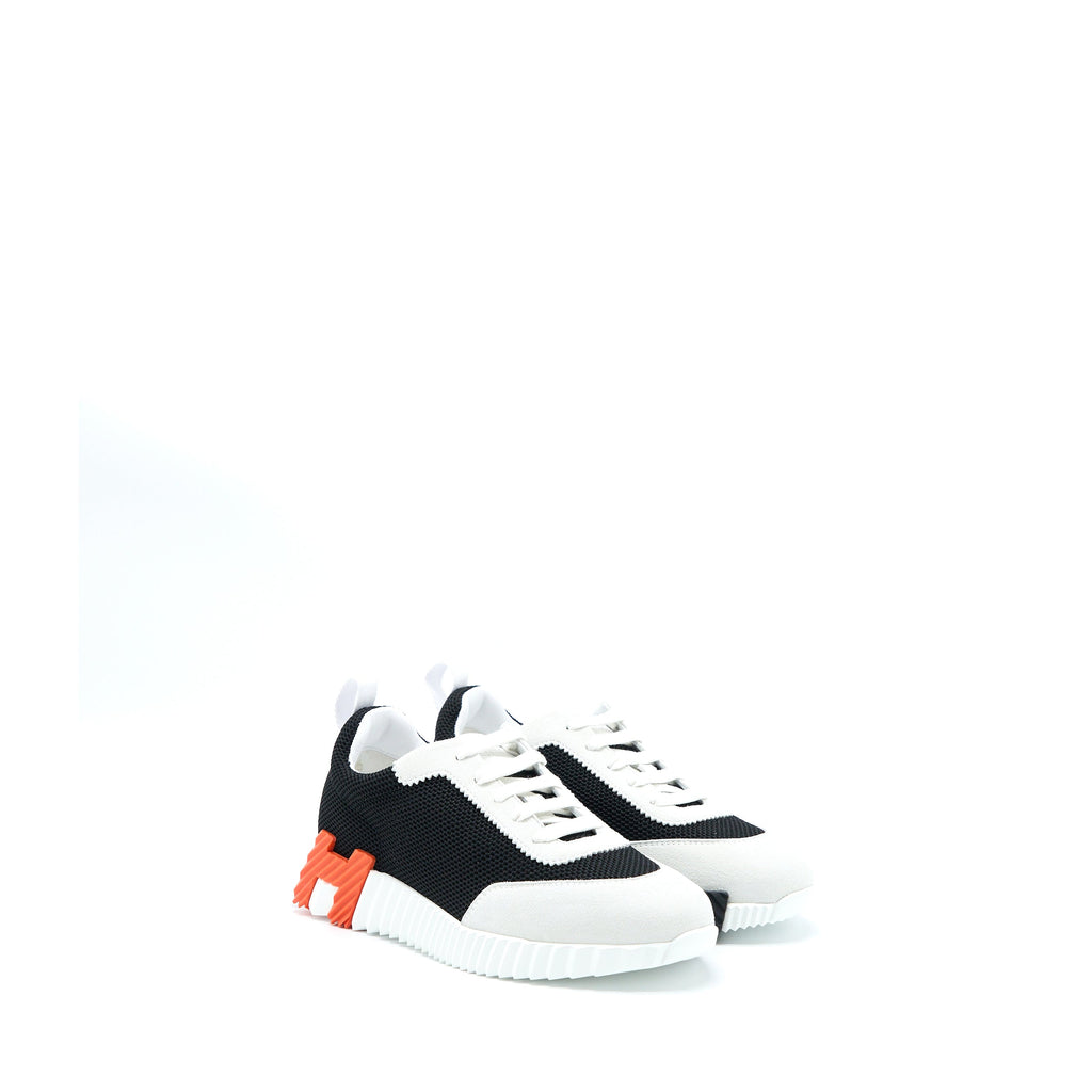 HERMES BOUNCING SNEAKER BLACK/WHITE/ORANGE