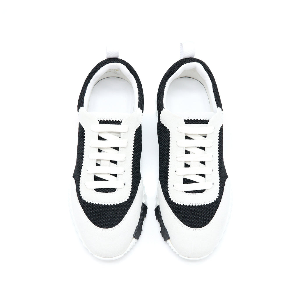 HERMES BOUNCING SNEAKER BLACK/WHITE/ORANGE