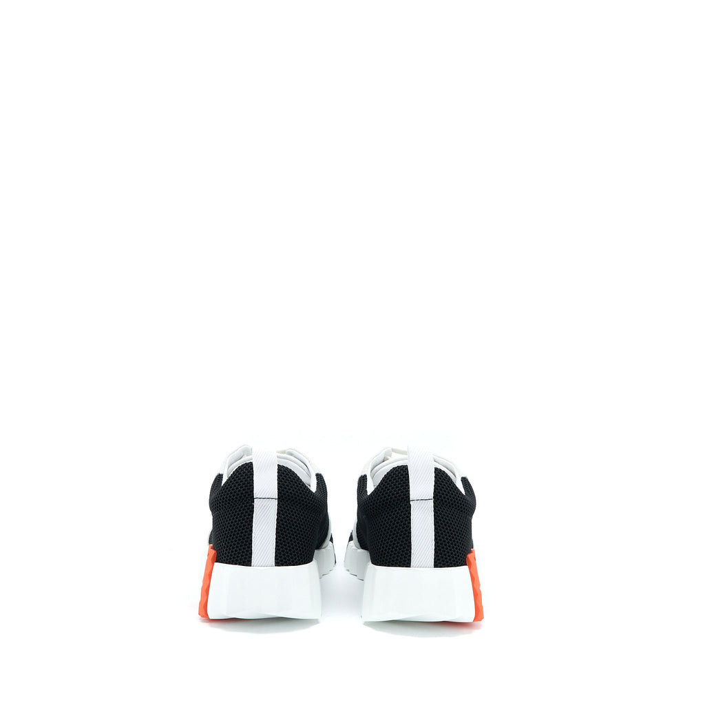 HERMES BOUNCING SNEAKER BLACK/WHITE/ORANGE