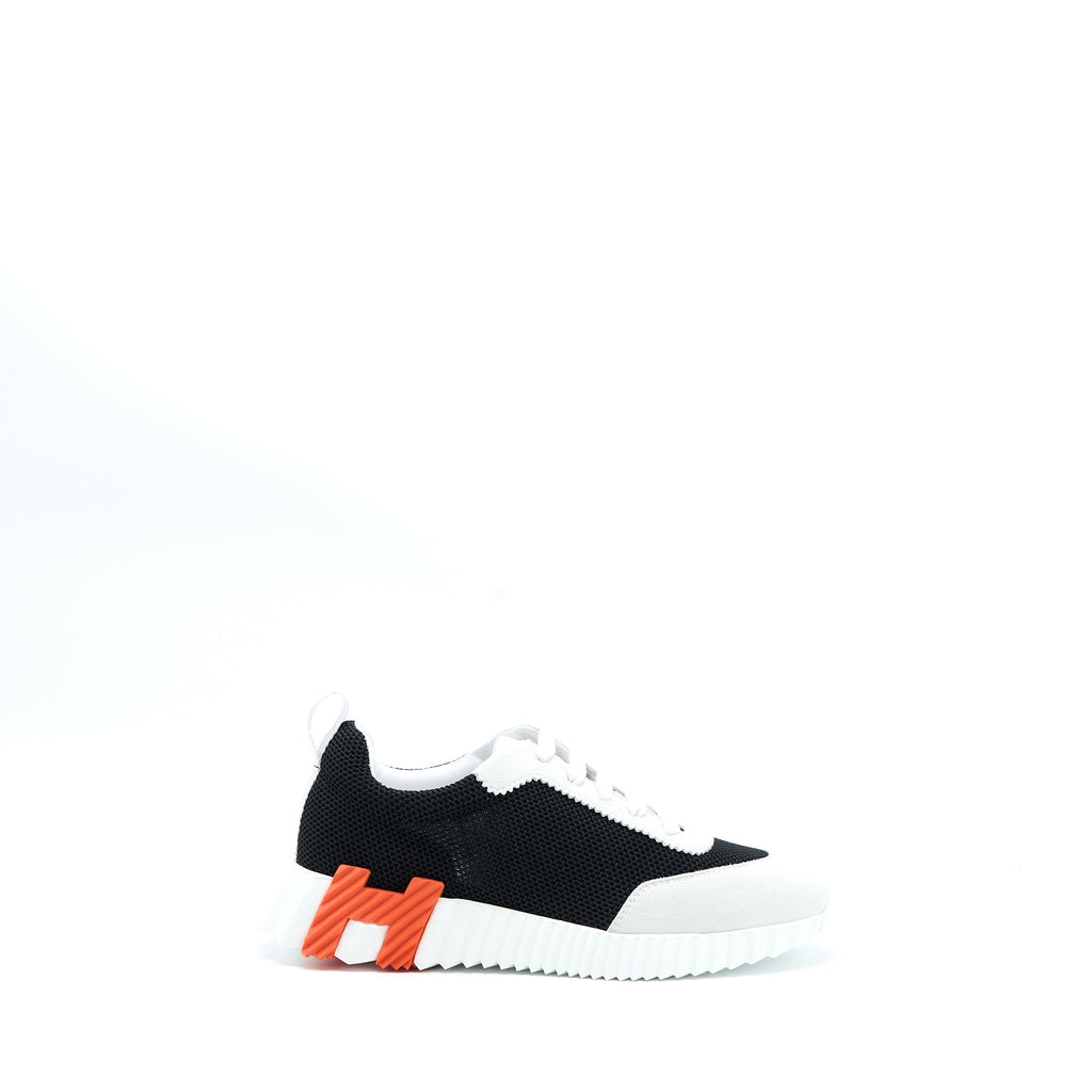 HERMES BOUNCING SNEAKER BLACK/WHITE/ORANGE