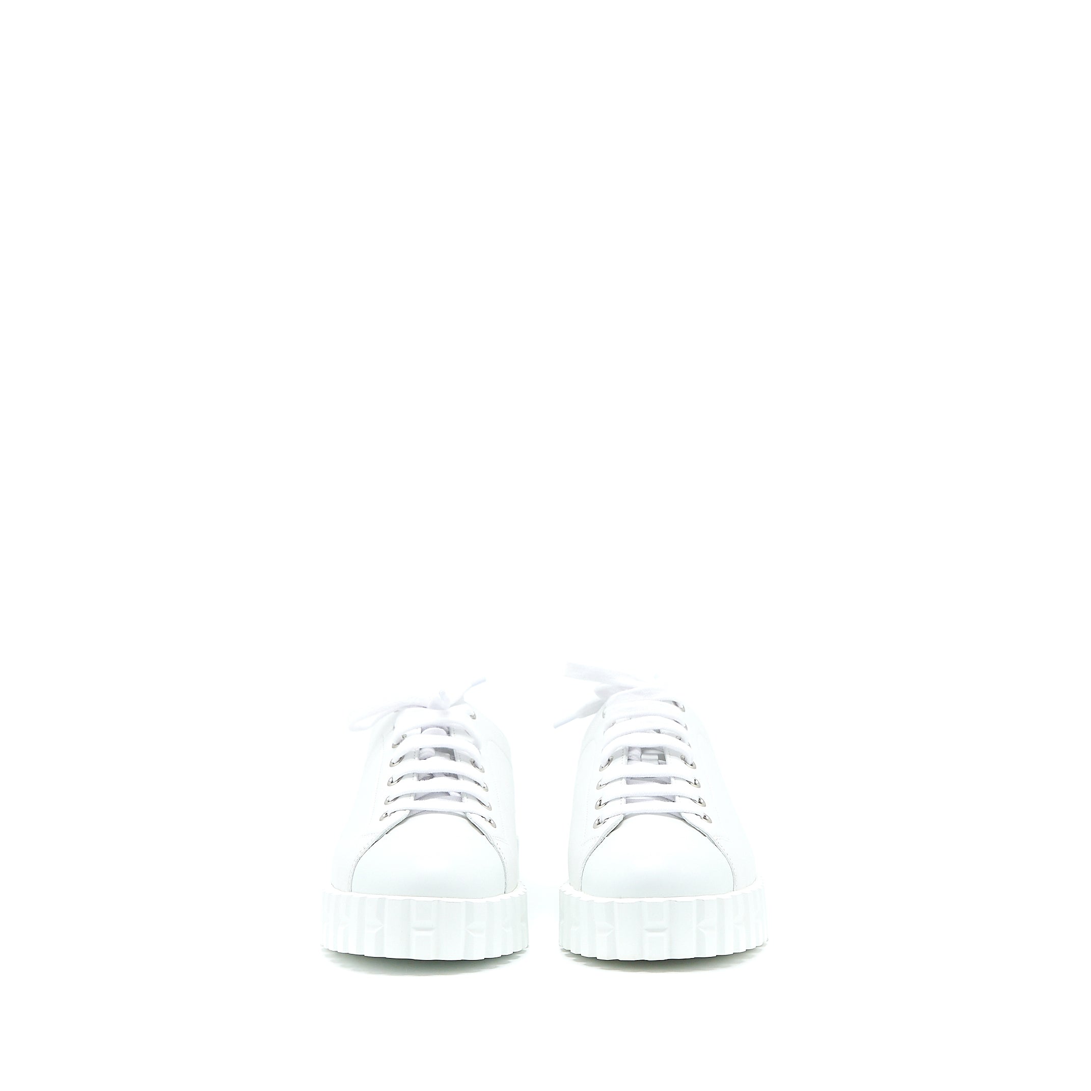 HERMES WOMAN’S CROSS SNEAKER BLANC