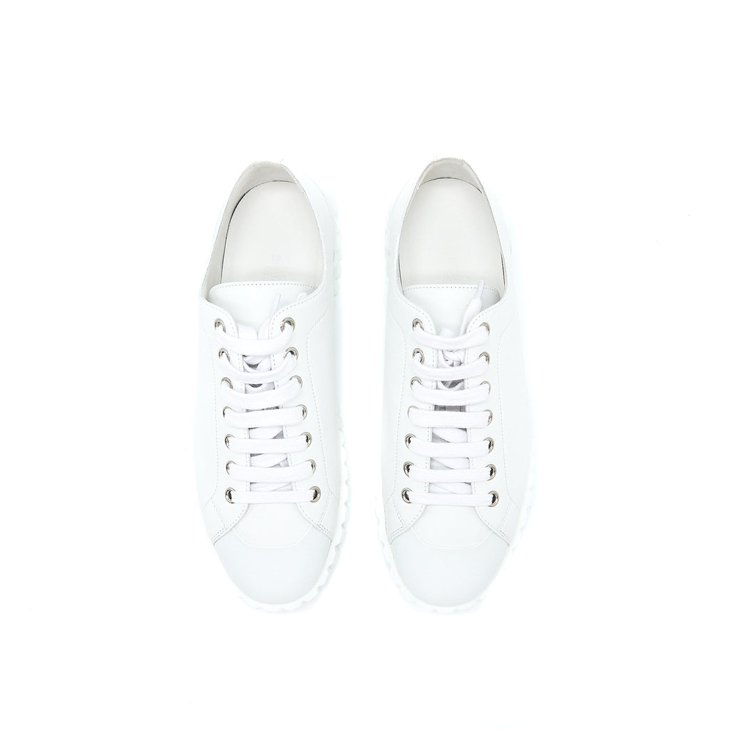 HERMES WOMAN’S CROSS SNEAKER BLANC