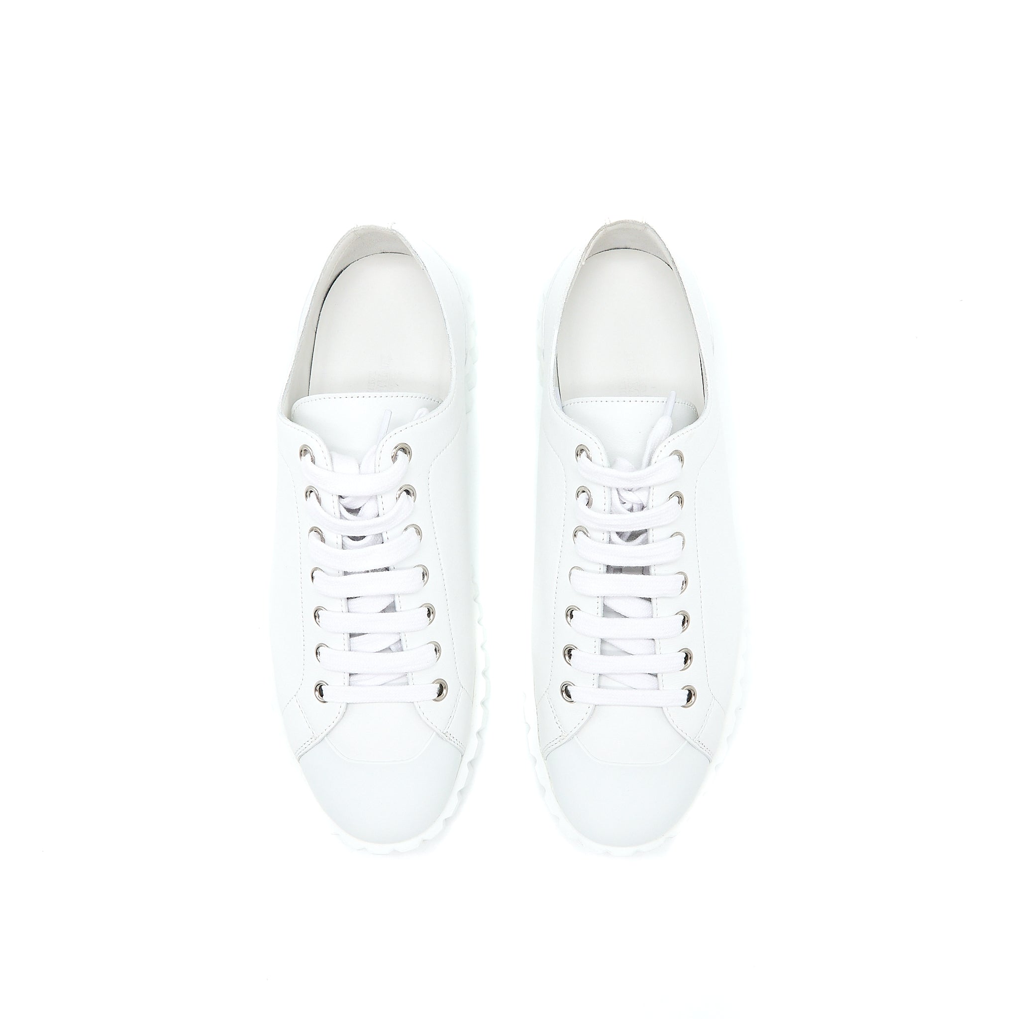 HERMES WOMAN’S CROSS SNEAKER BLANC