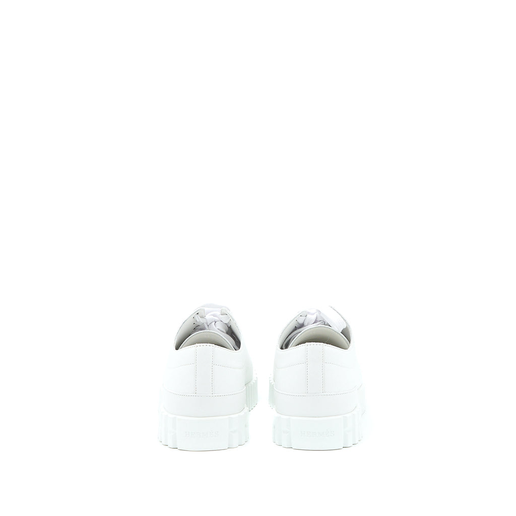 HERMES WOMAN’S CROSS SNEAKER BLANC