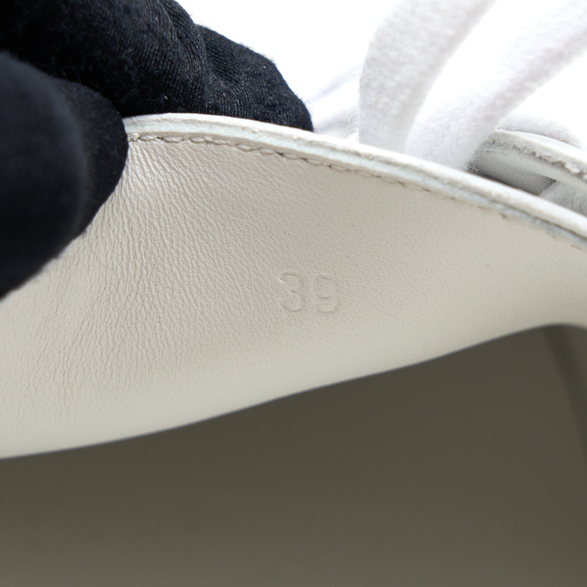 HERMES WOMAN’S CROSS SNEAKER BLANC