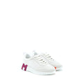 HERMES FEMME BOUNCING SNEAKER SUEDE/GOATSKIN WHITE/MULTICOLOUR