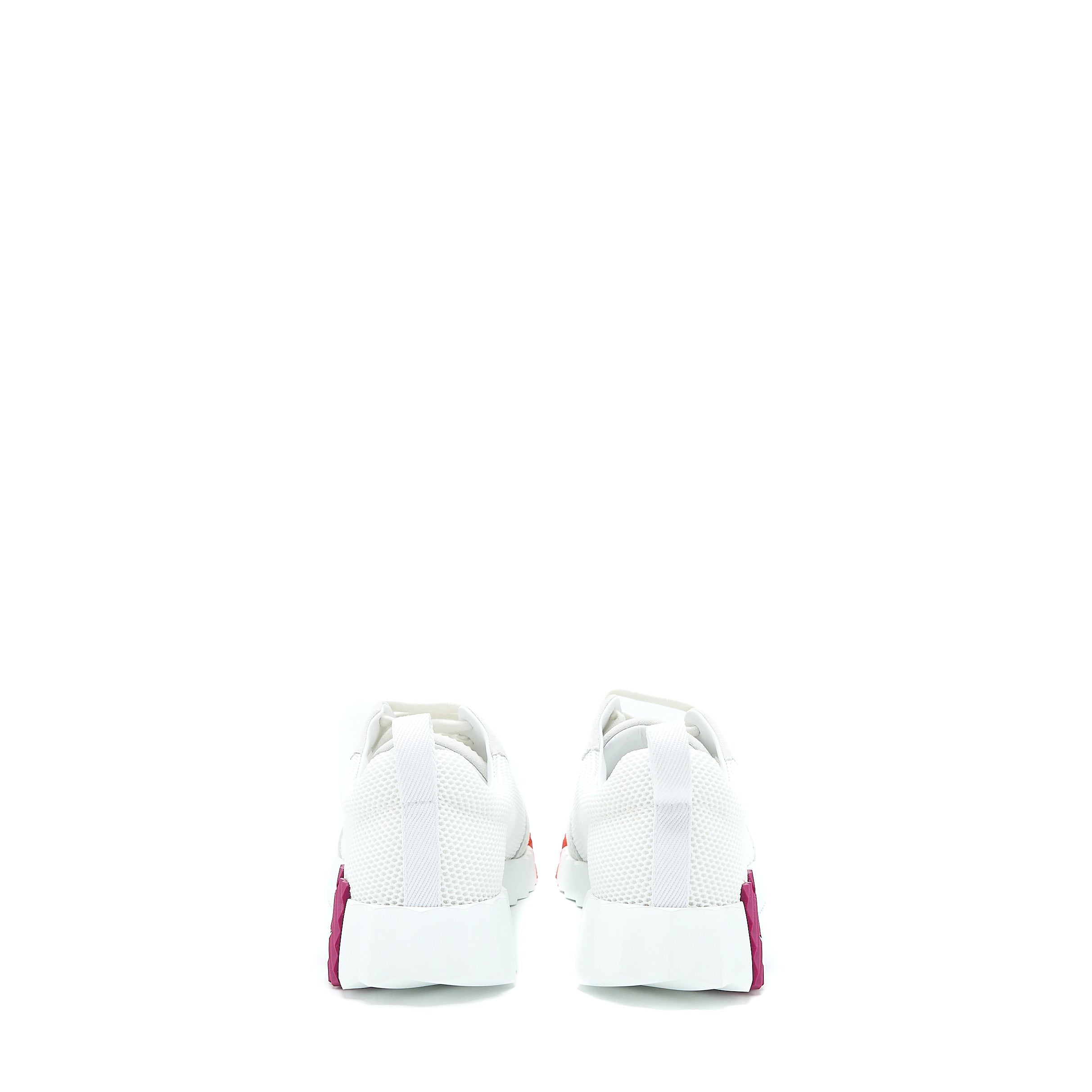 HERMES FEMME BOUNCING SNEAKER SUEDE/GOATSKIN WHITE/MULTICOLOUR