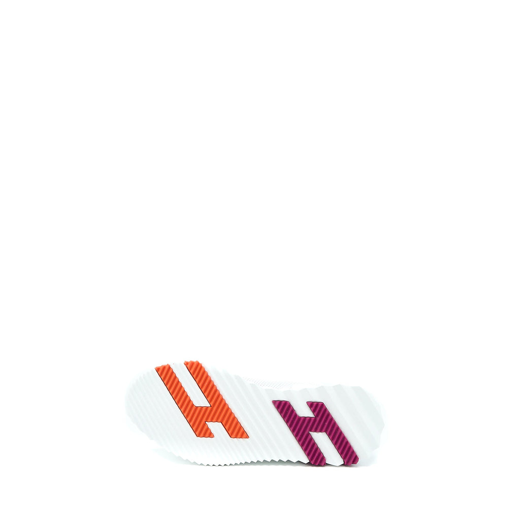 HERMES FEMME BOUNCING SNEAKER SUEDE/GOATSKIN WHITE/MULTICOLOUR