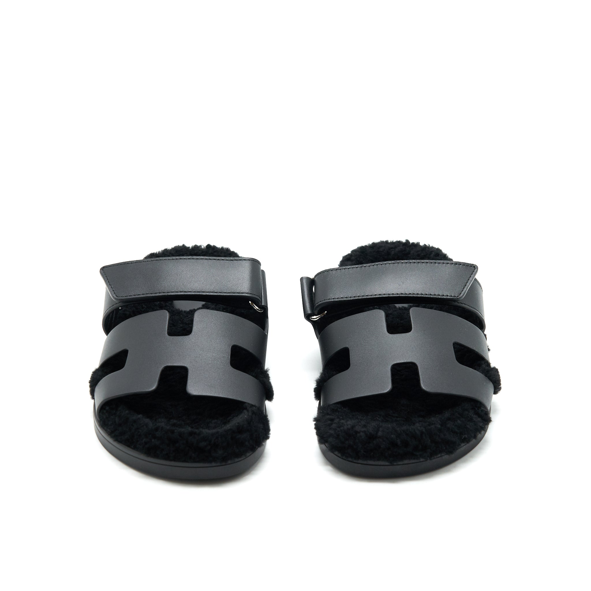 HERMES CHYPRE SANDAL BLACK