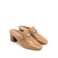 HERMES BLOSSOM MULE GOLD SHW