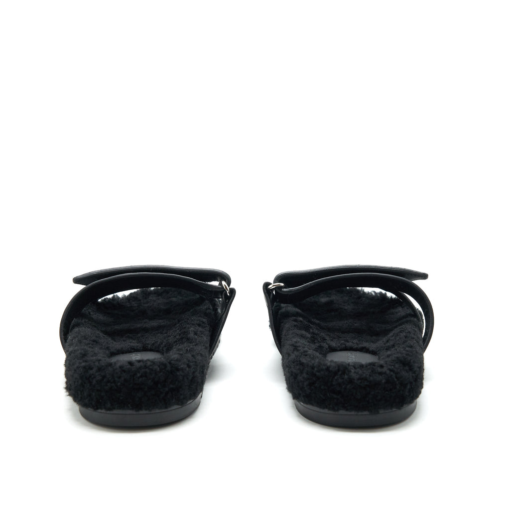 HERMES CHYPRE SANDAL BLACK