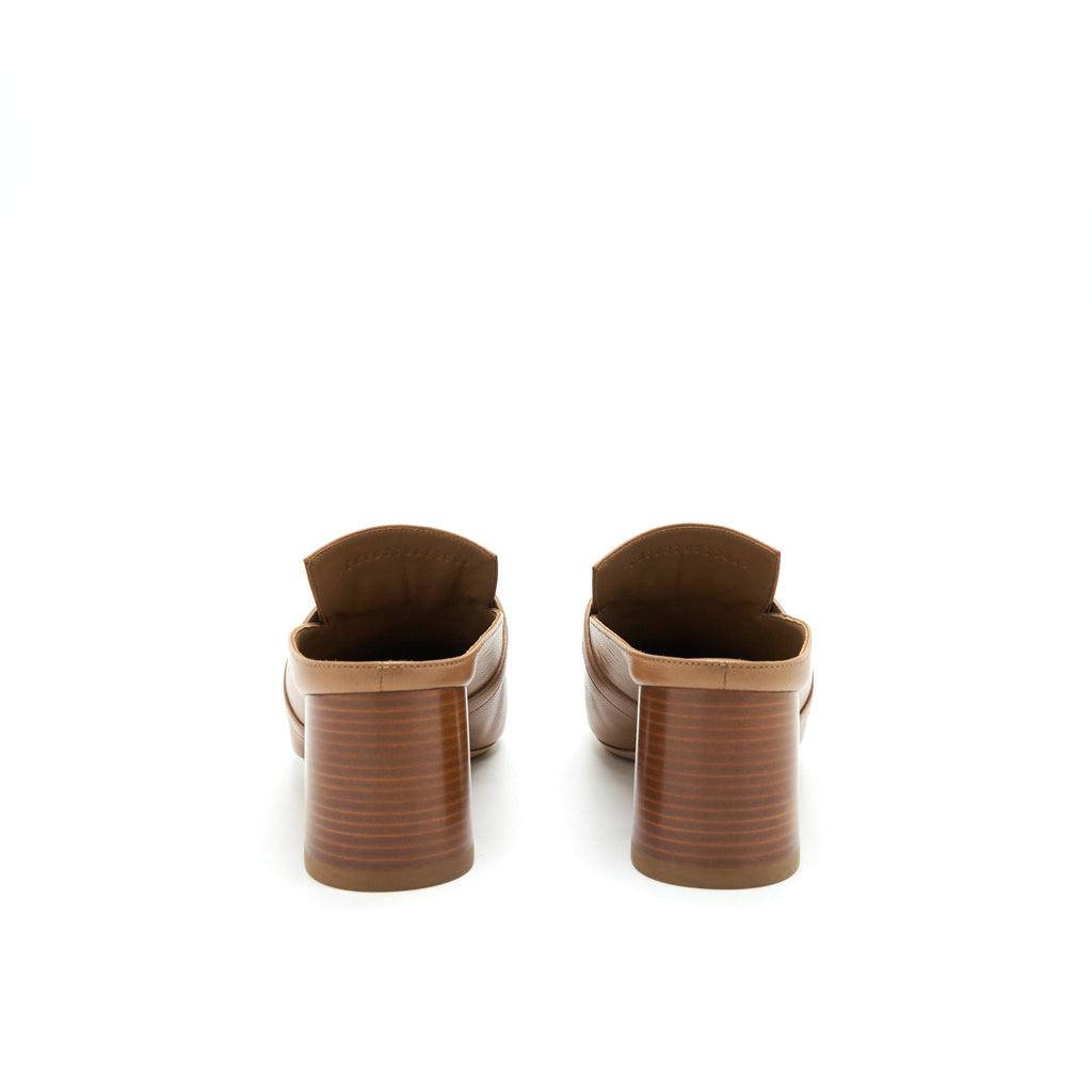 HERMES BLOSSOM MULE GOLD SHW