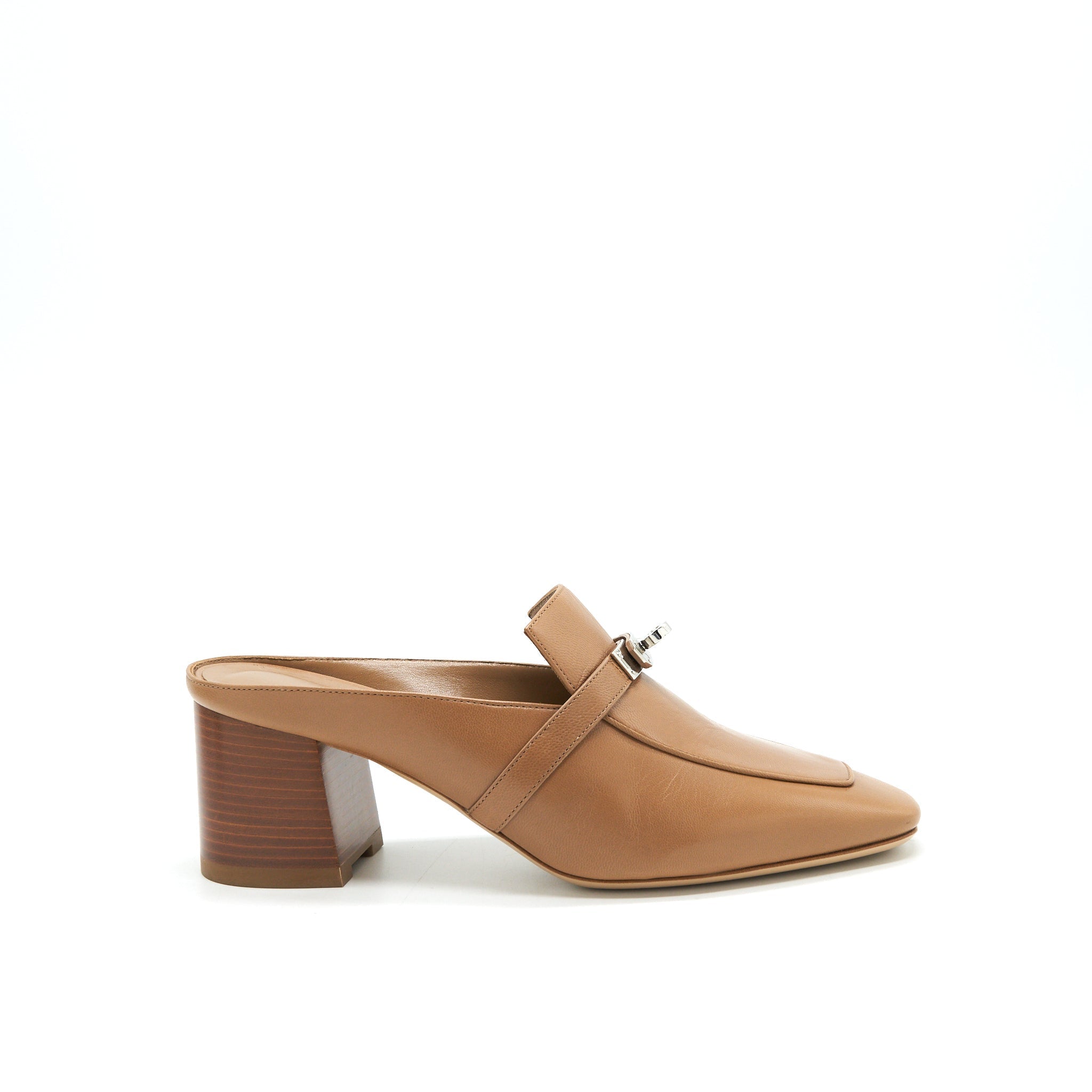 HERMES BLOSSOM MULE GOLD SHW