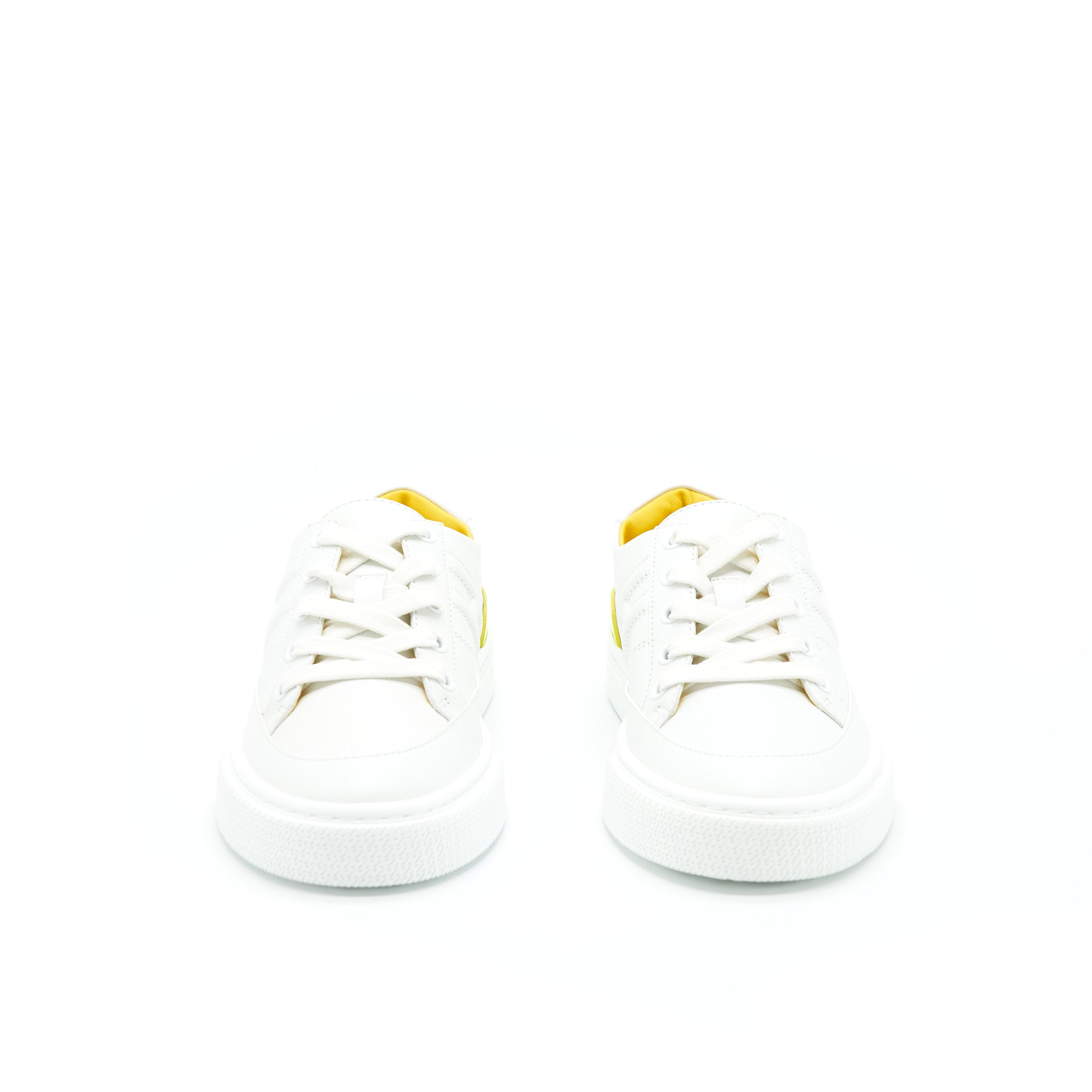 HERMES DEEP SNEAKER BLANC/LIME
