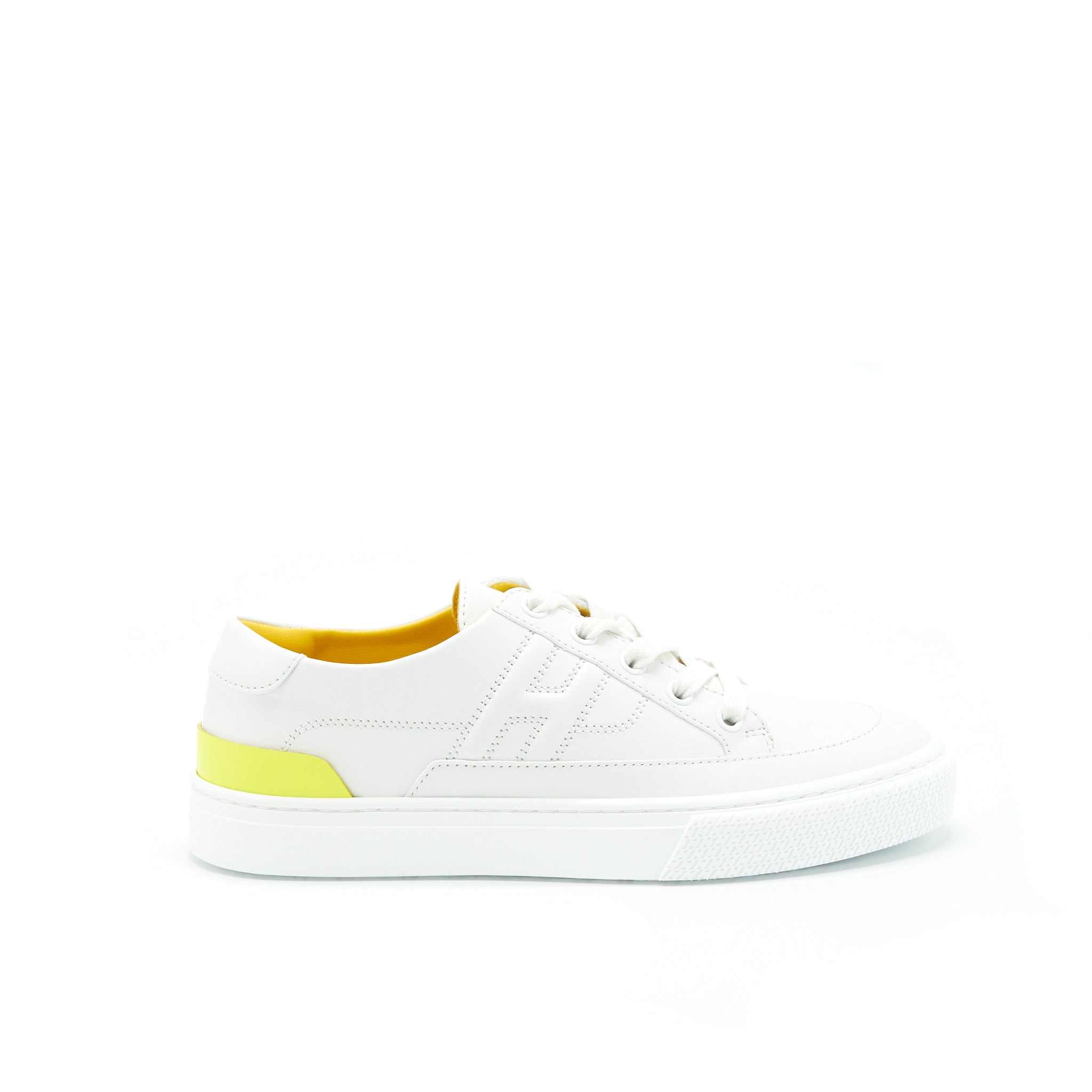 HERMES DEEP SNEAKER BLANC/LIME