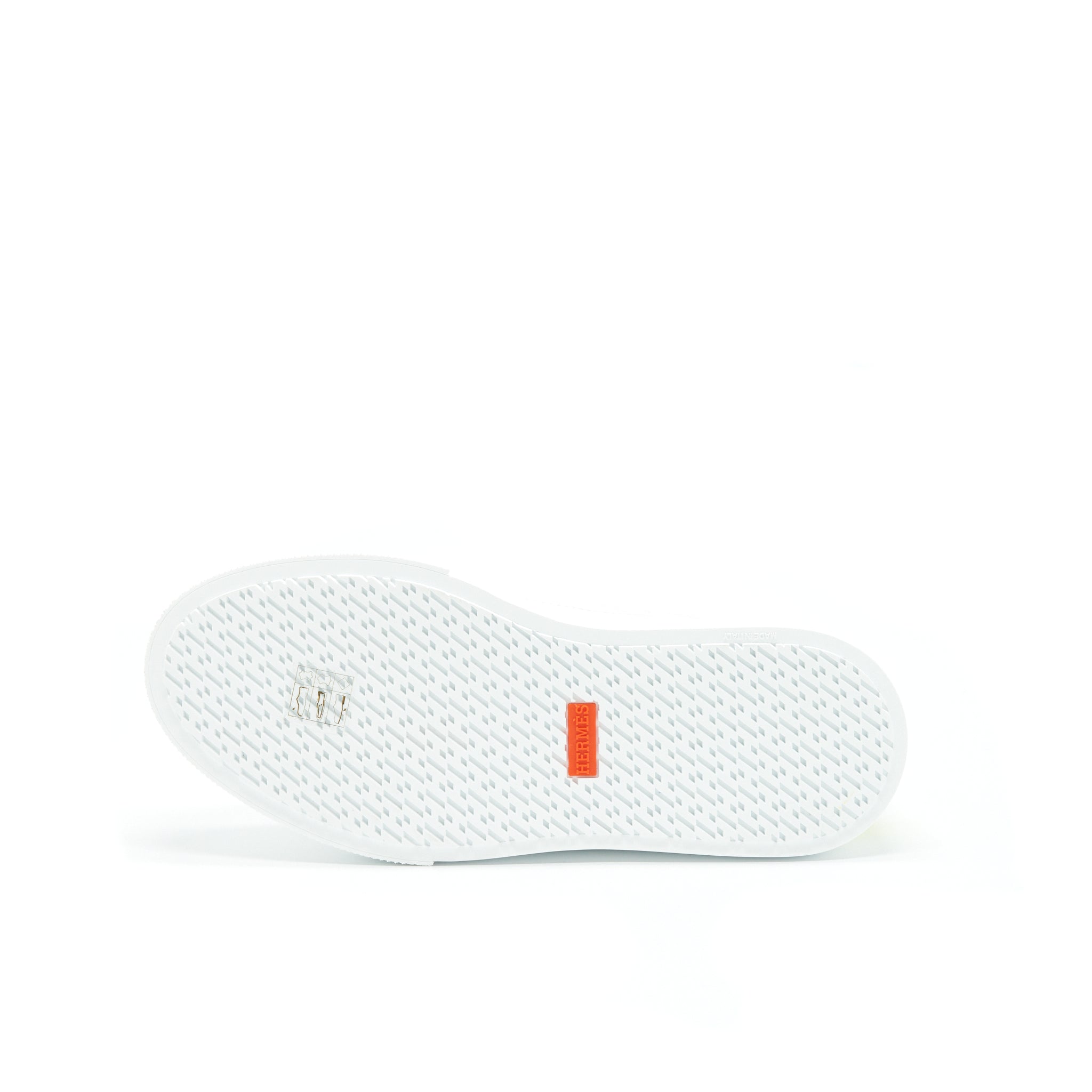 HERMES DEEP SNEAKER BLANC/LIME