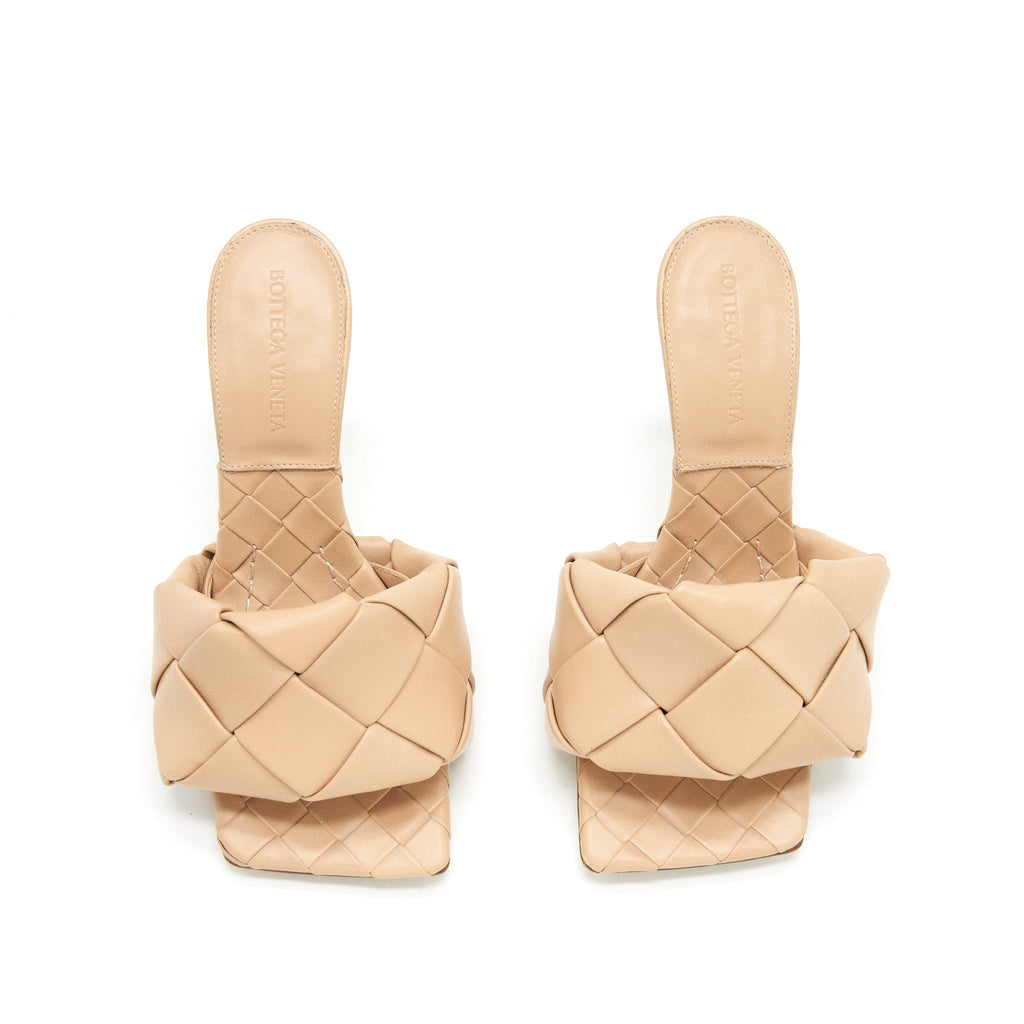 BOTTEGA VENETA LIDO SANDAL HEELS CIPRIA