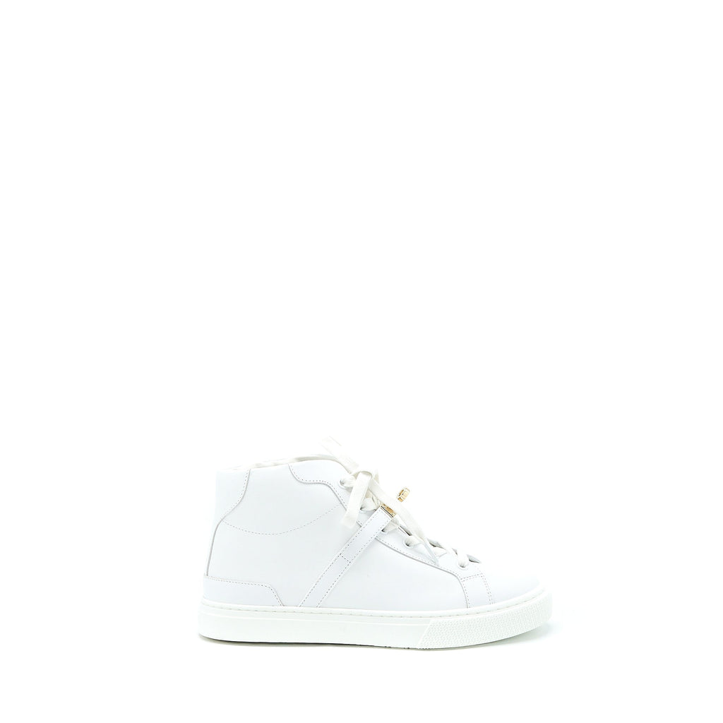 HERMES DAYDREAM SNEAKER KELLY BUCKLE CALFSKIN BLANC LGHW
