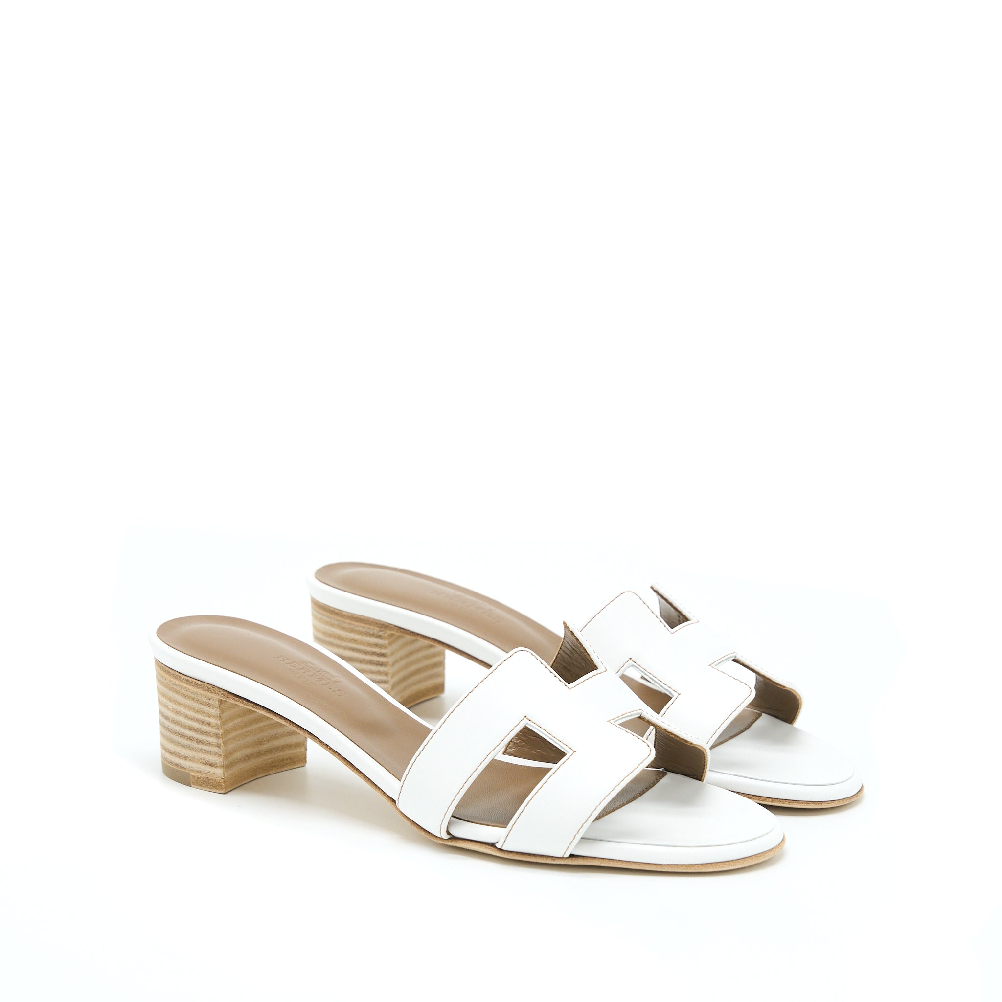 HERMES SANDAL OASIS WHITE