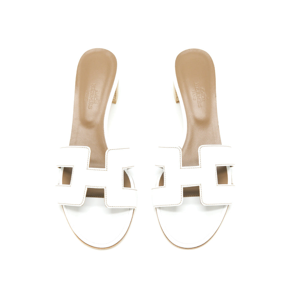 HERMES SANDAL OASIS WHITE