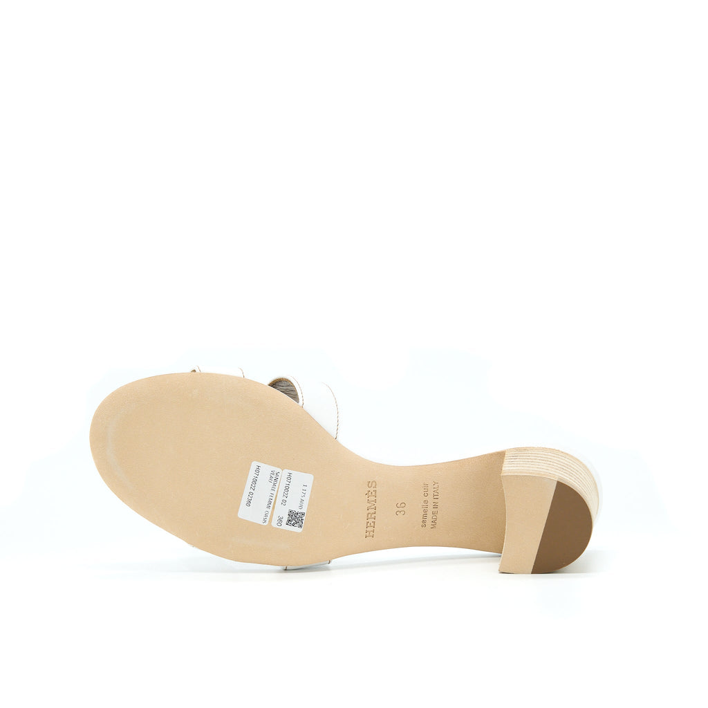HERMES SANDAL OASIS WHITE